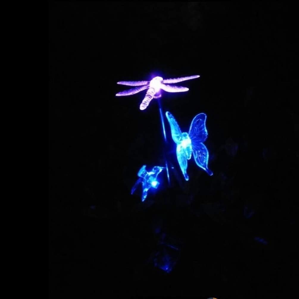 Luces de Jardín Solares LED Mariposa Colibrí Libélula Multicolor