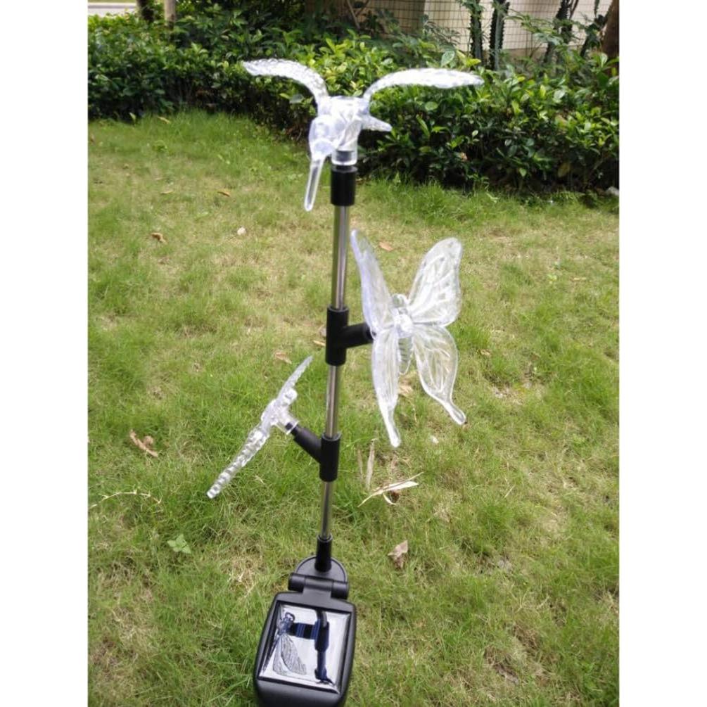 Luces de Jardín Solares LED Mariposa Colibrí Libélula Multicolor