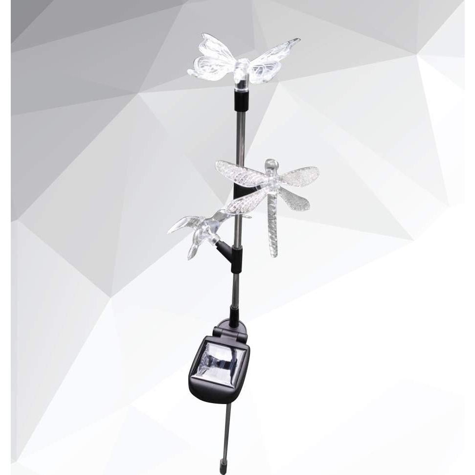 Luces de Jardín Solares LED Mariposa Colibrí Libélula Multicolor