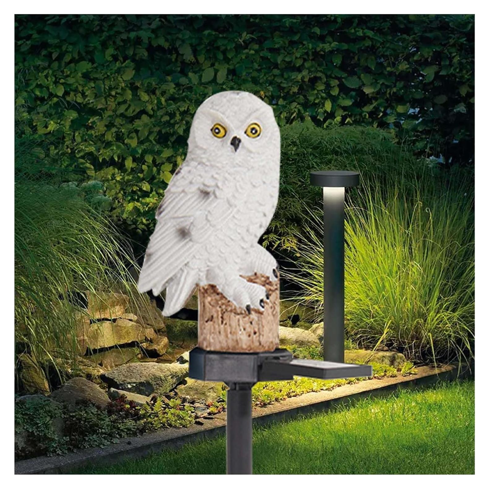 Luces de Jardín Solar de Búho - Decoración Exterior LED