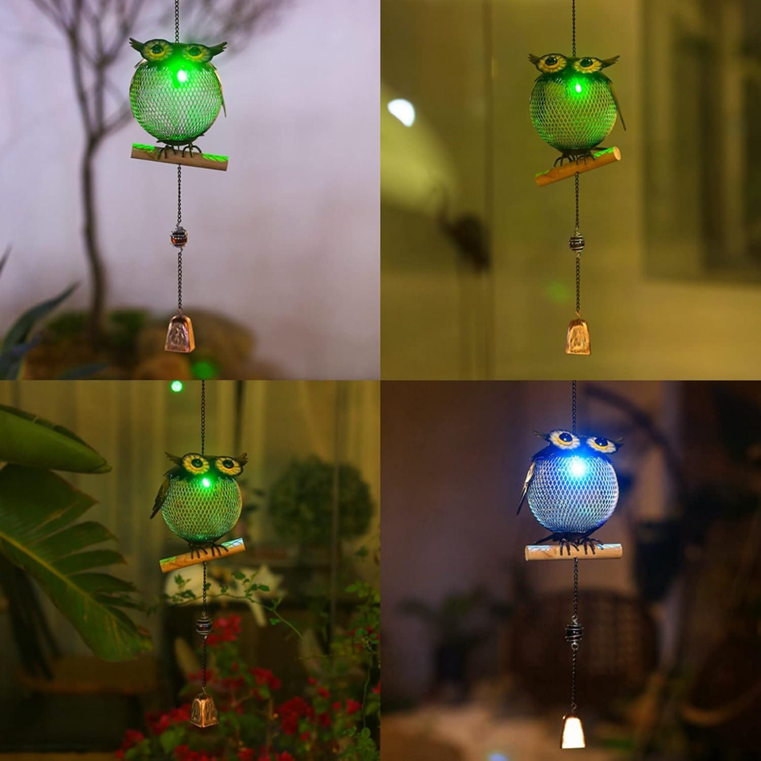 Comedero para Aves Solar WTREEW en Forma de Búho - 0.45kg