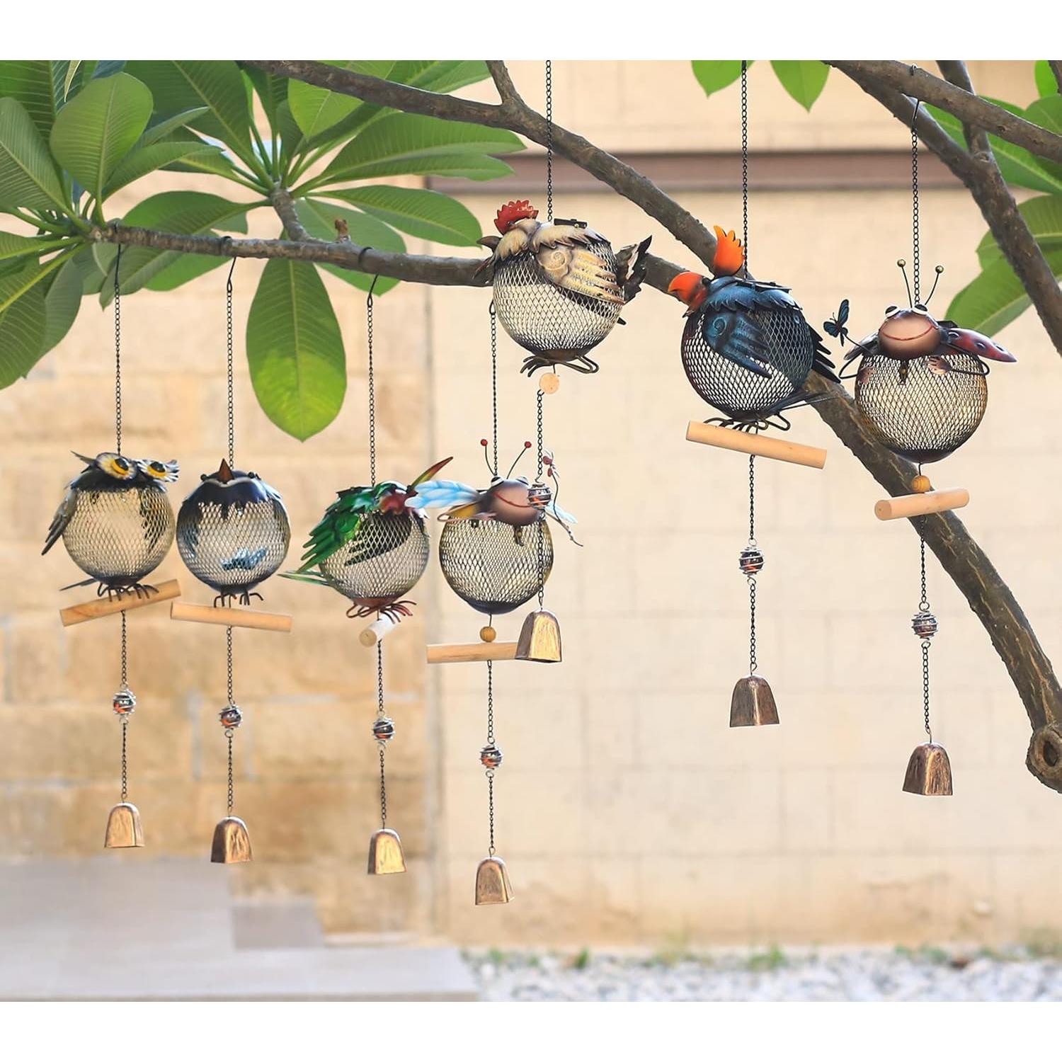 Comedero para Aves Solar WTREEW en Forma de Búho - 0.45kg