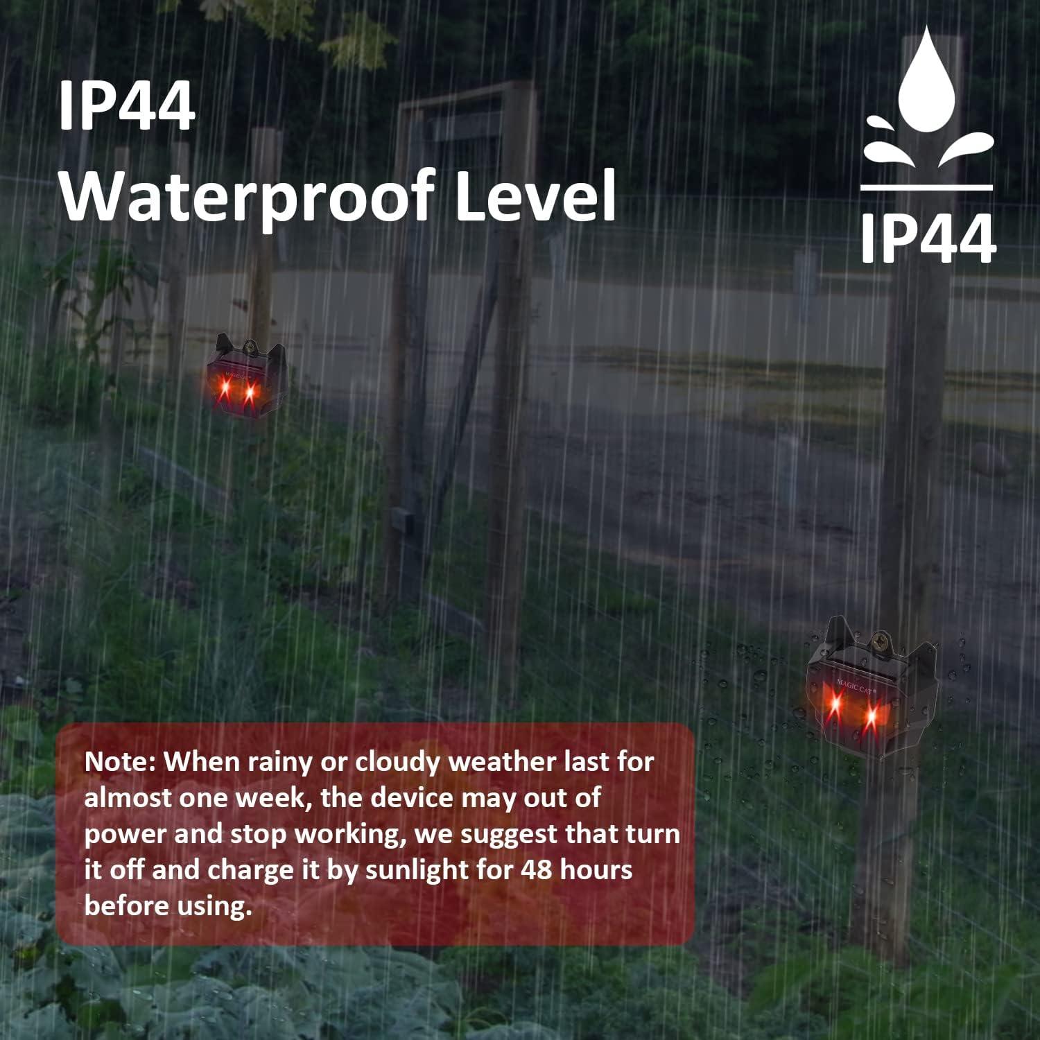 Repelente de Animales Solar MAGIC CAT AR17S Impermeable