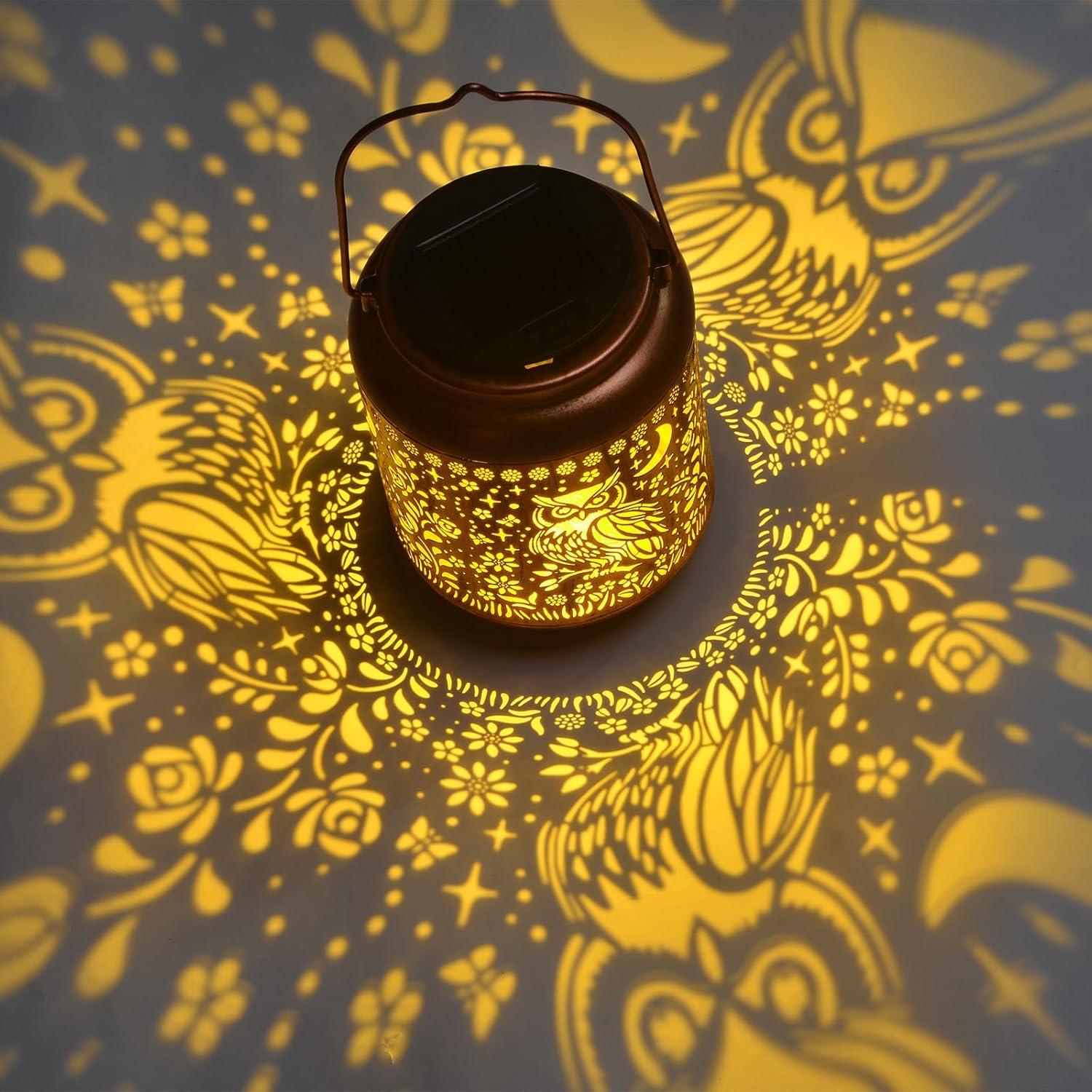 Linterna Solar Colgante KIKUSUI de Metal para Jardín 22.86cm