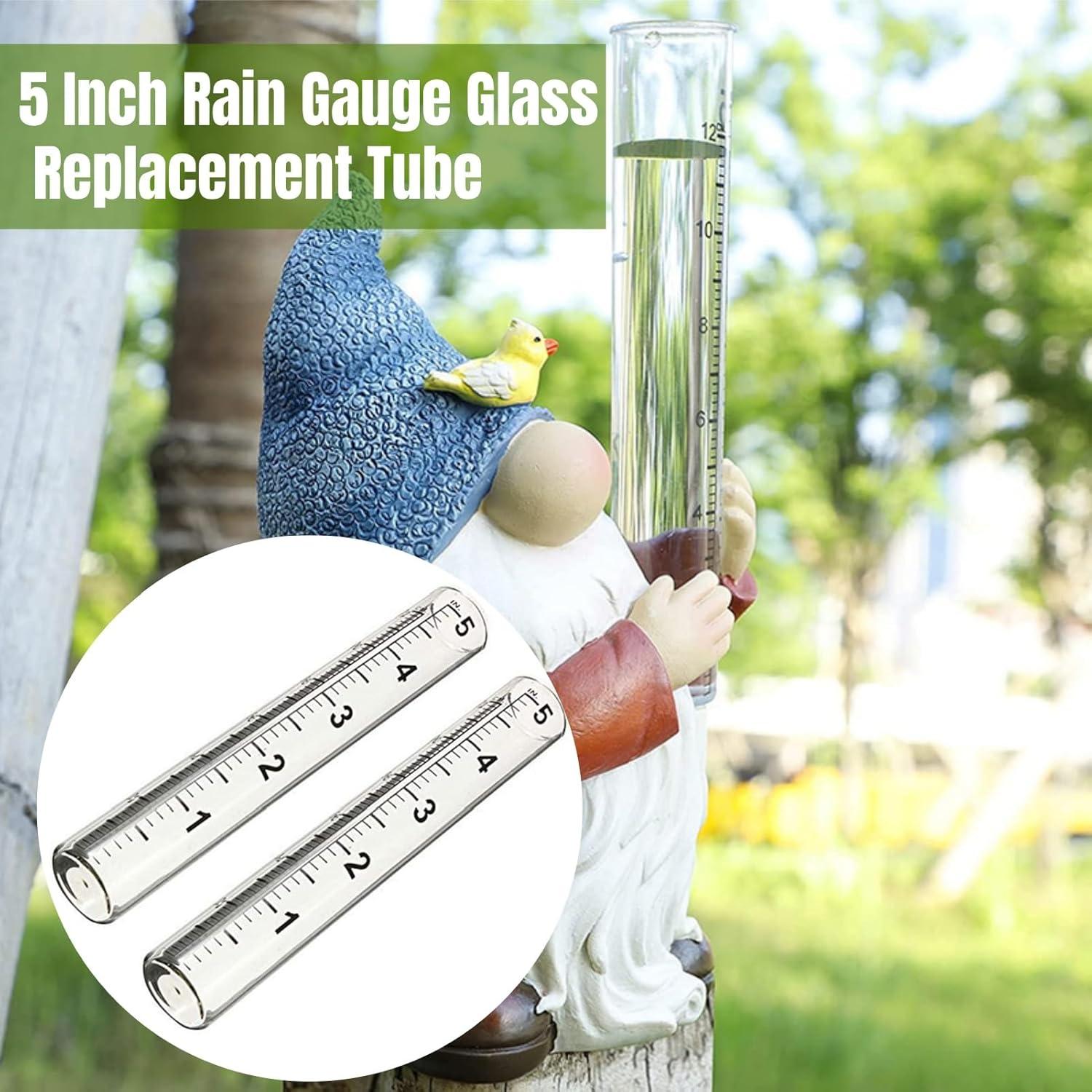 Medidor de Lluvia de Vidrio GLOGLOW 14cm - 2 Piezas