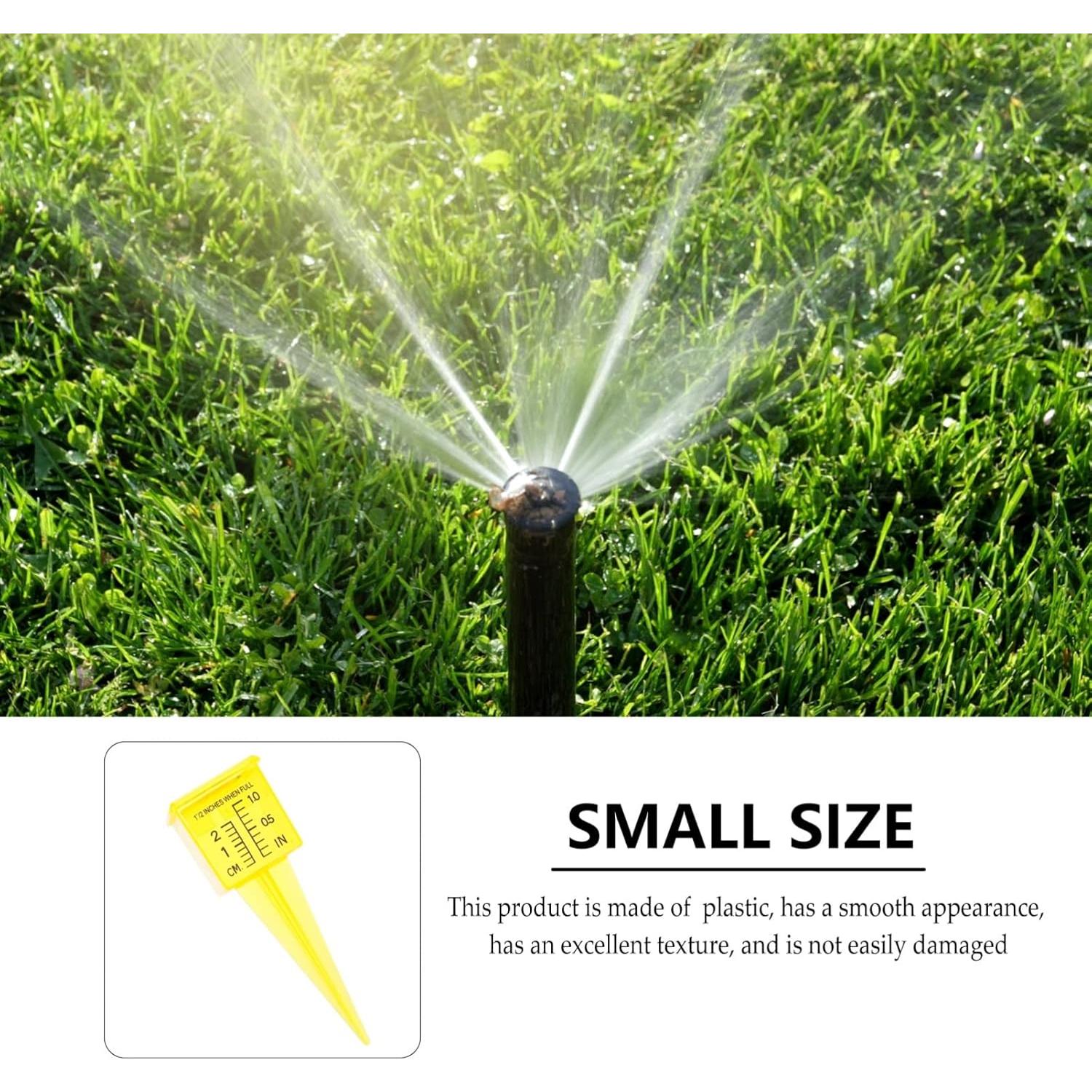 Pluviómetro DOITOOL 2-Pack Medición Lluvia 13.4cm Plástico