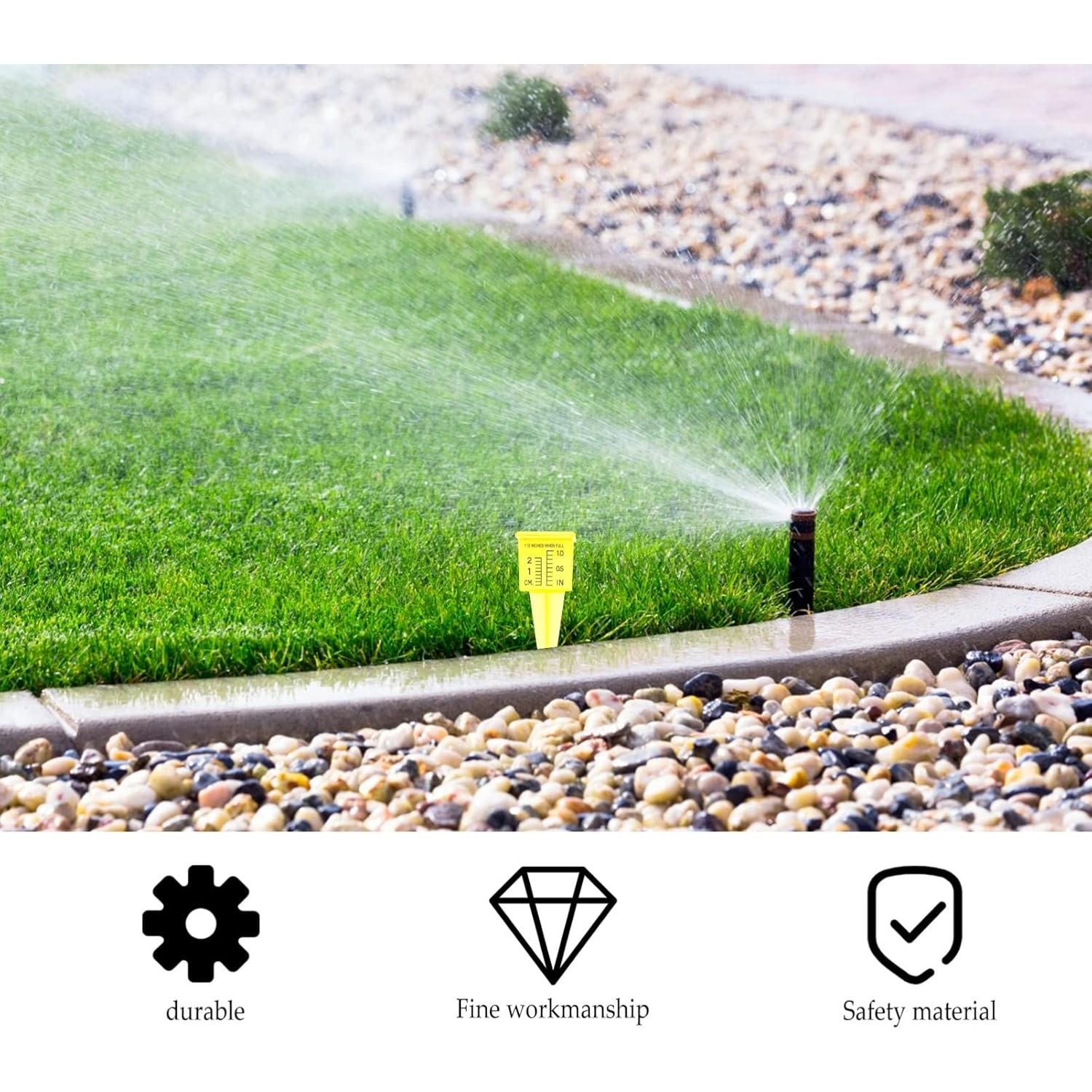 Pluviómetro DOITOOL 2-Pack Medición Lluvia 13.4cm Plástico