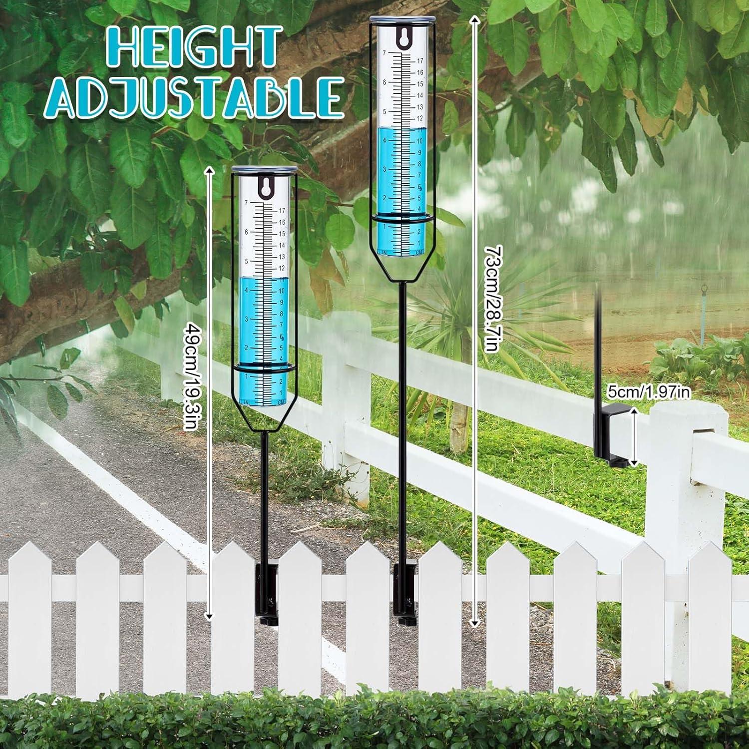 Medidor de lluvia Flutesan a prueba de heladas 49-73 cm