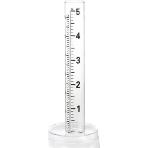 Estatua de Rana Medidor de Lluvia Evergreen 45.72 cm Exterior