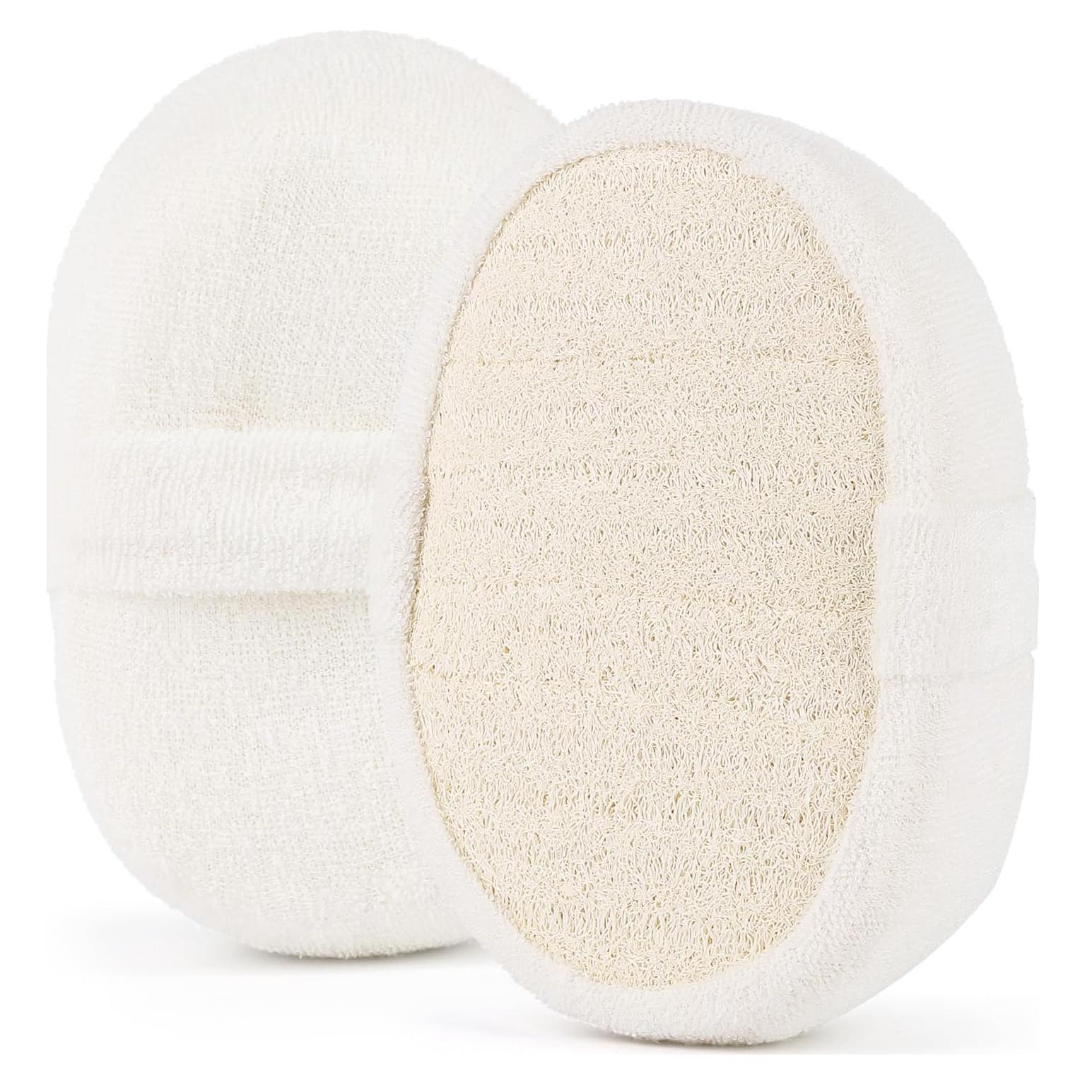 Esponja Natural de Lufa Exfoliante Ohlove - 2 Pcs para Baño