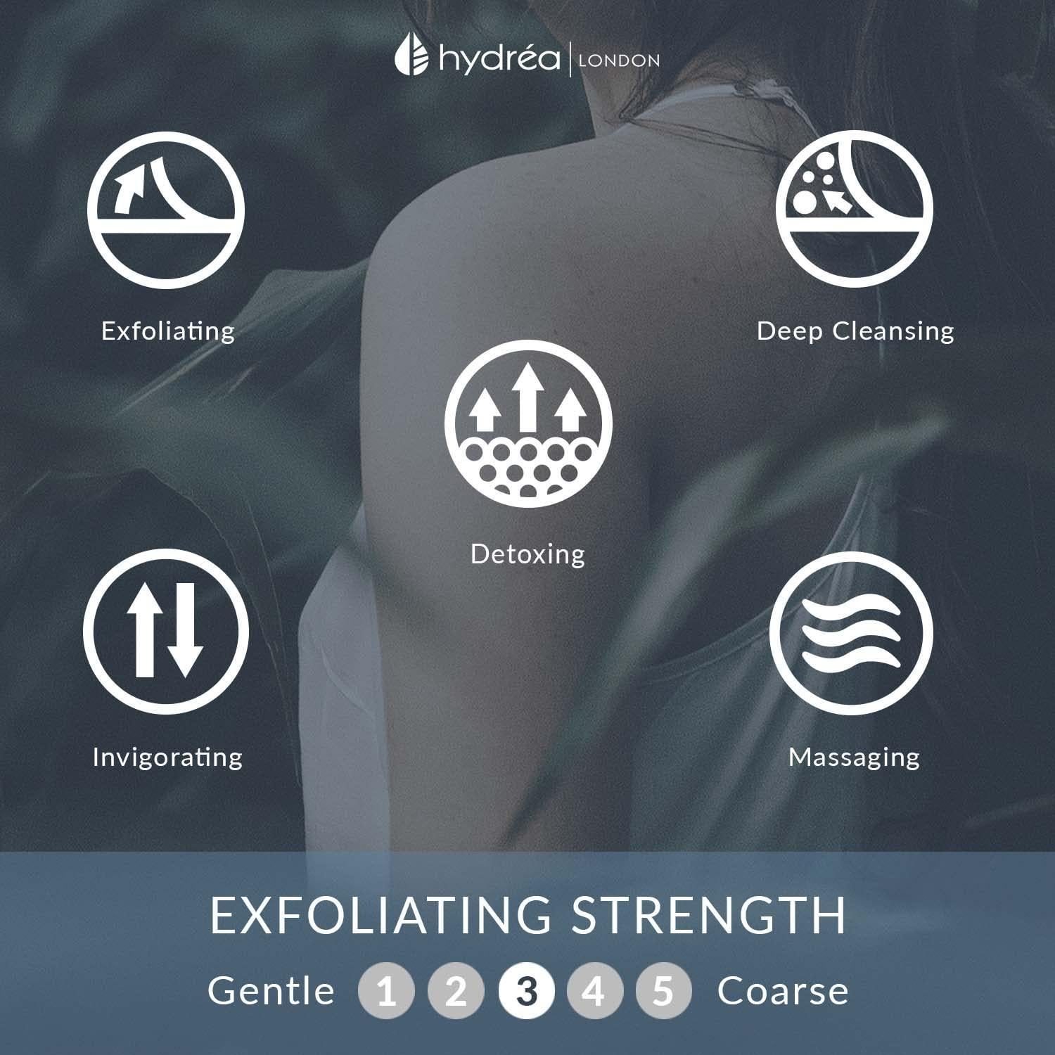 Guante Exfoliante Hydrea London Lufa Egipcia Orgánica 23x15cm