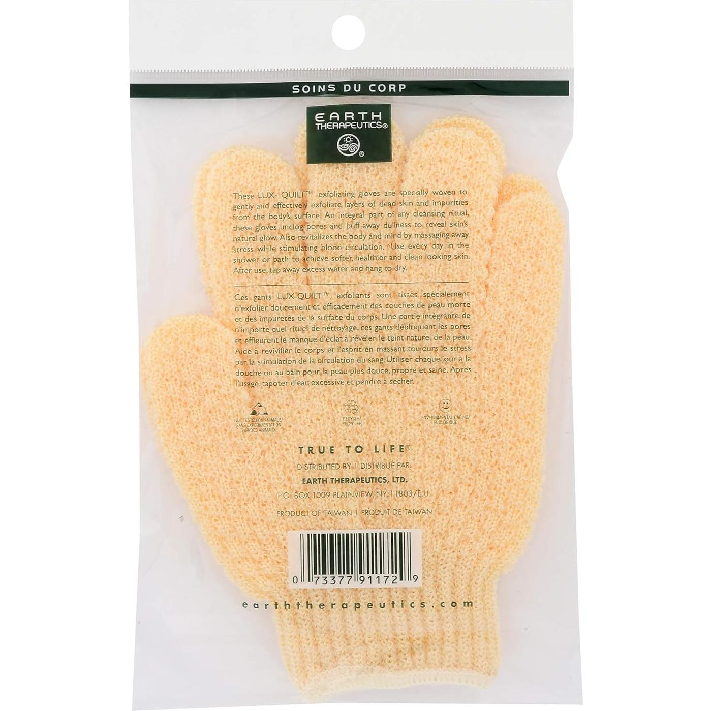 Guantes Hidro Exfoliantes Earth Therapeutics 1 par 24.4x15cm
