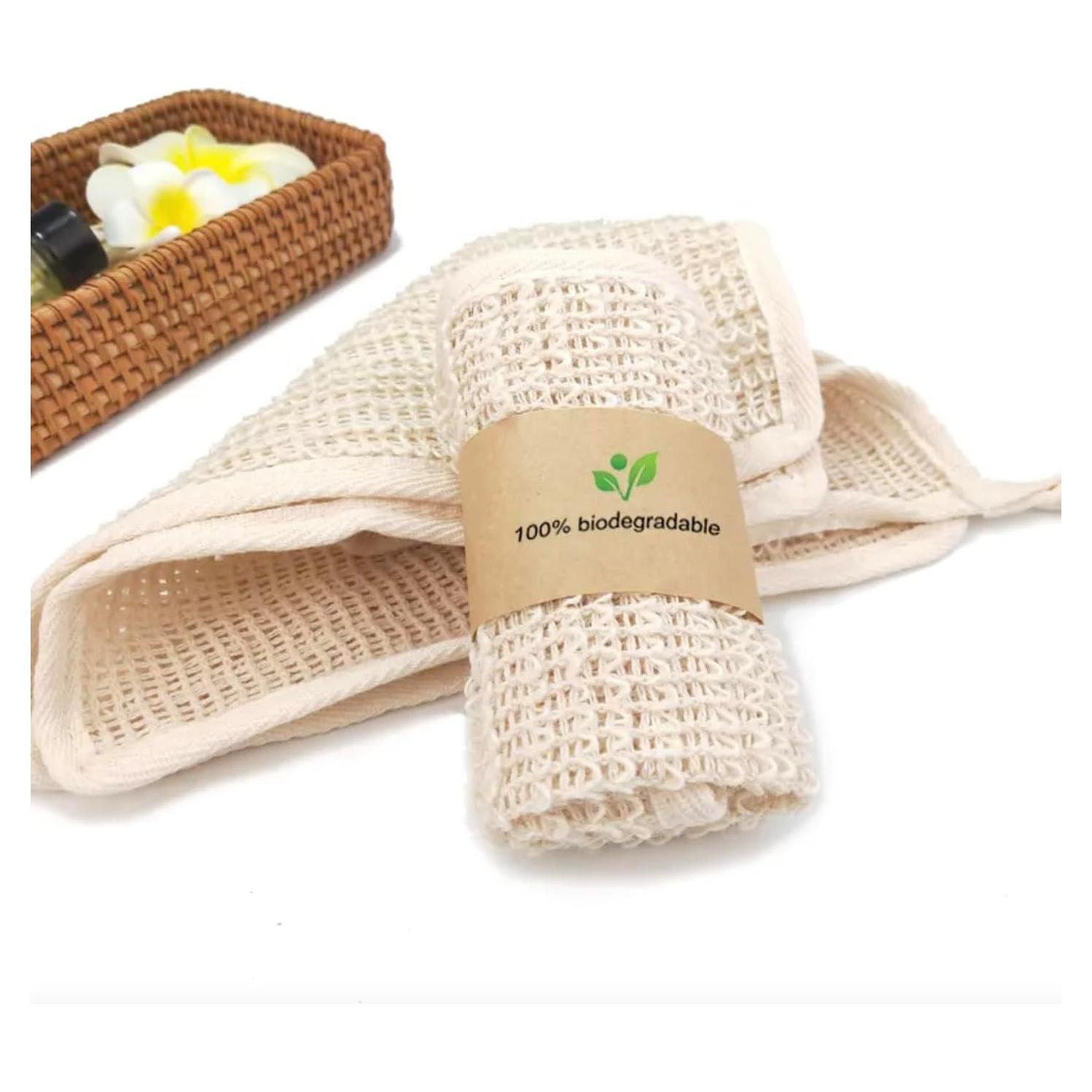 Toalla de Baño Exfoliante de Lufa Natural 100% Biodegradable