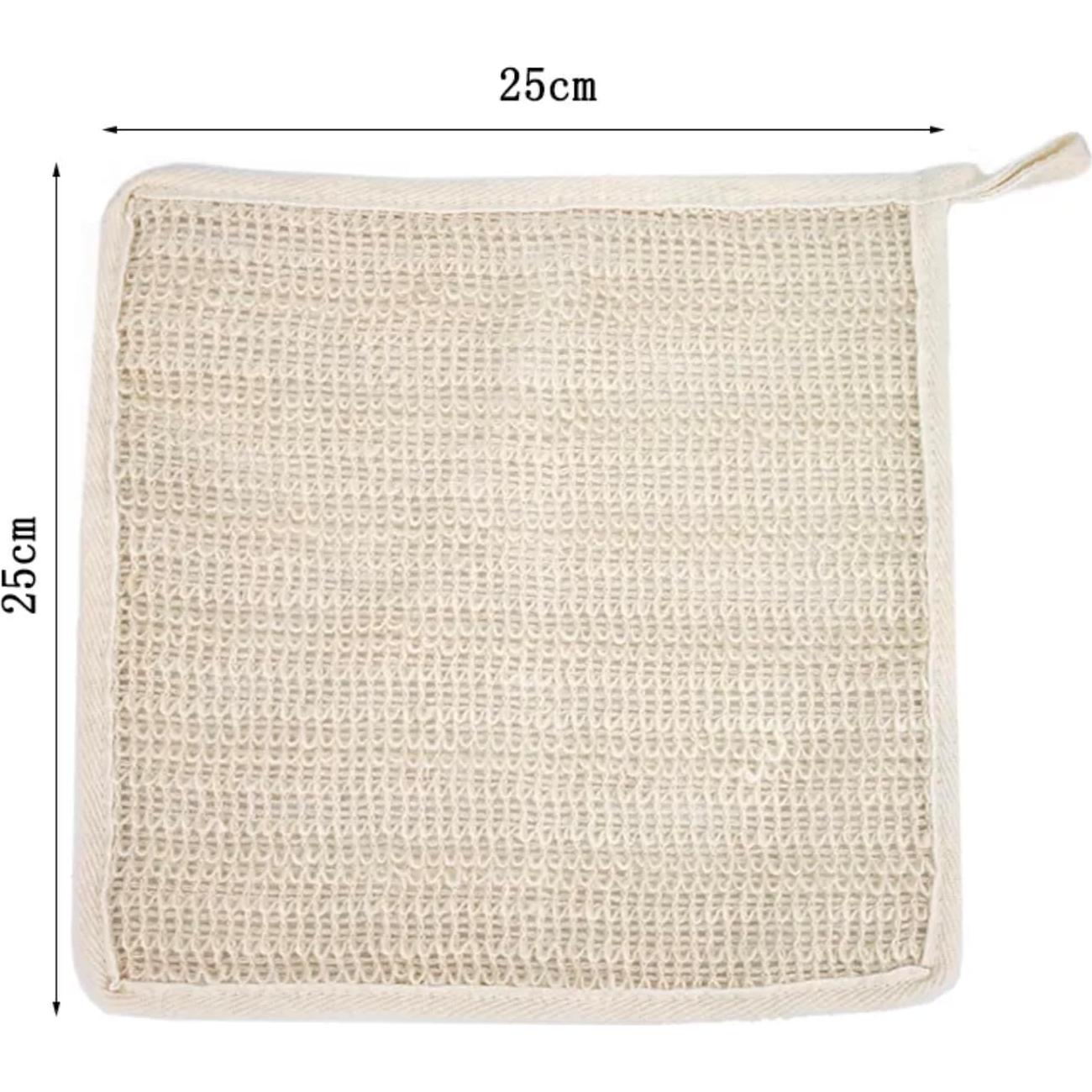 Toalla de Baño Exfoliante de Lufa Natural 100% Biodegradable