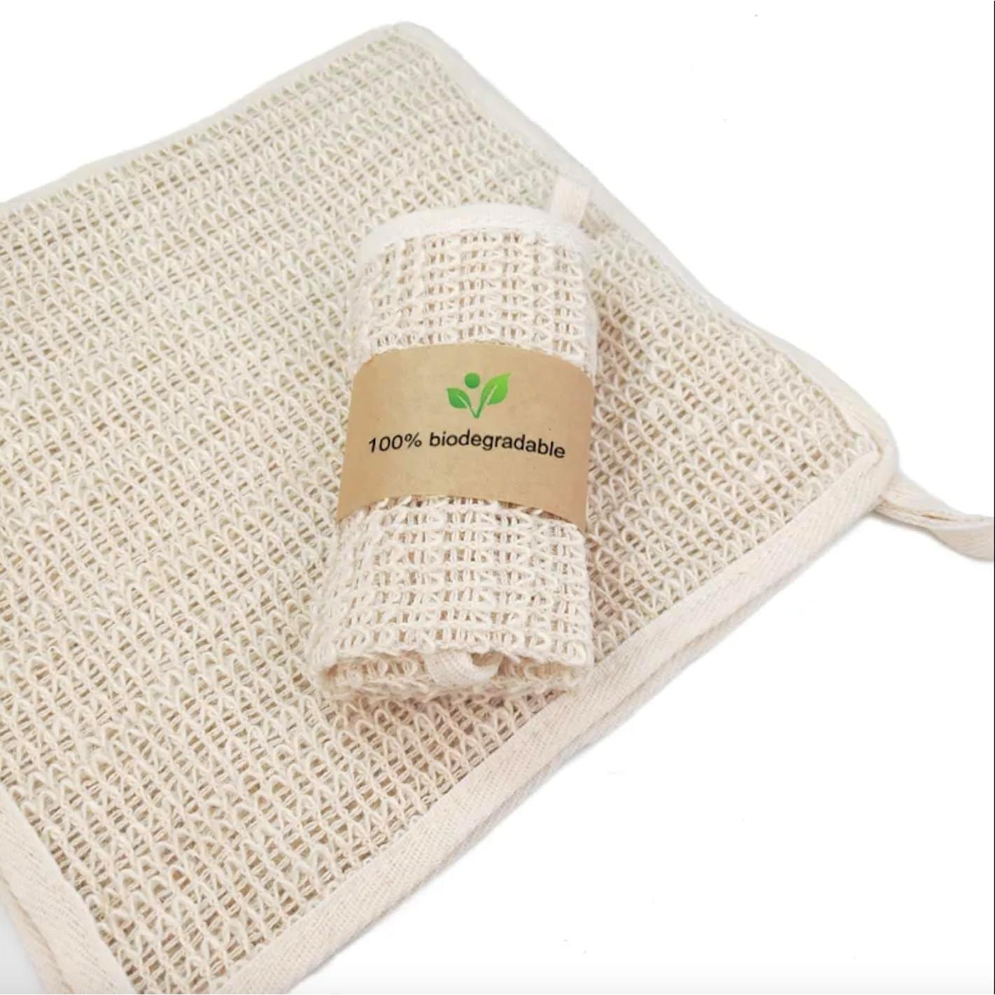 Toalla de Baño Exfoliante de Lufa Natural 100% Biodegradable