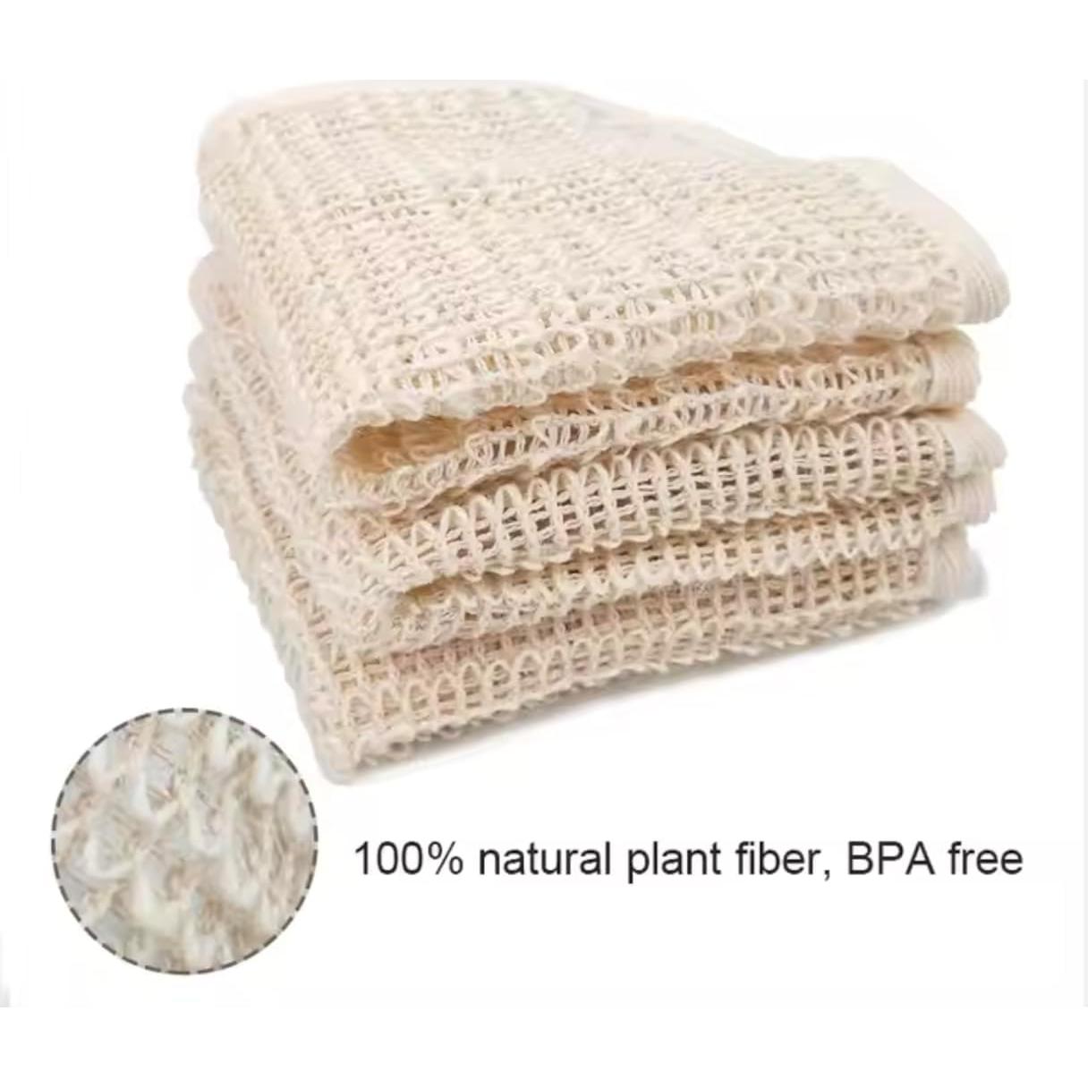 Toalla de Baño Exfoliante de Lufa Natural 100% Biodegradable