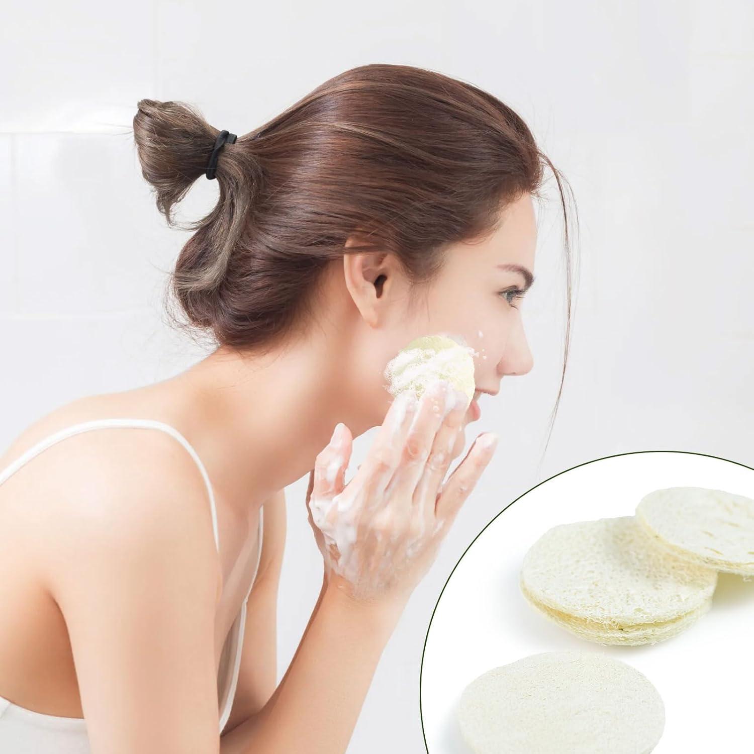 Paquete de 36 Esponjas de Lufa Natural Exfoliantes CINDALOG