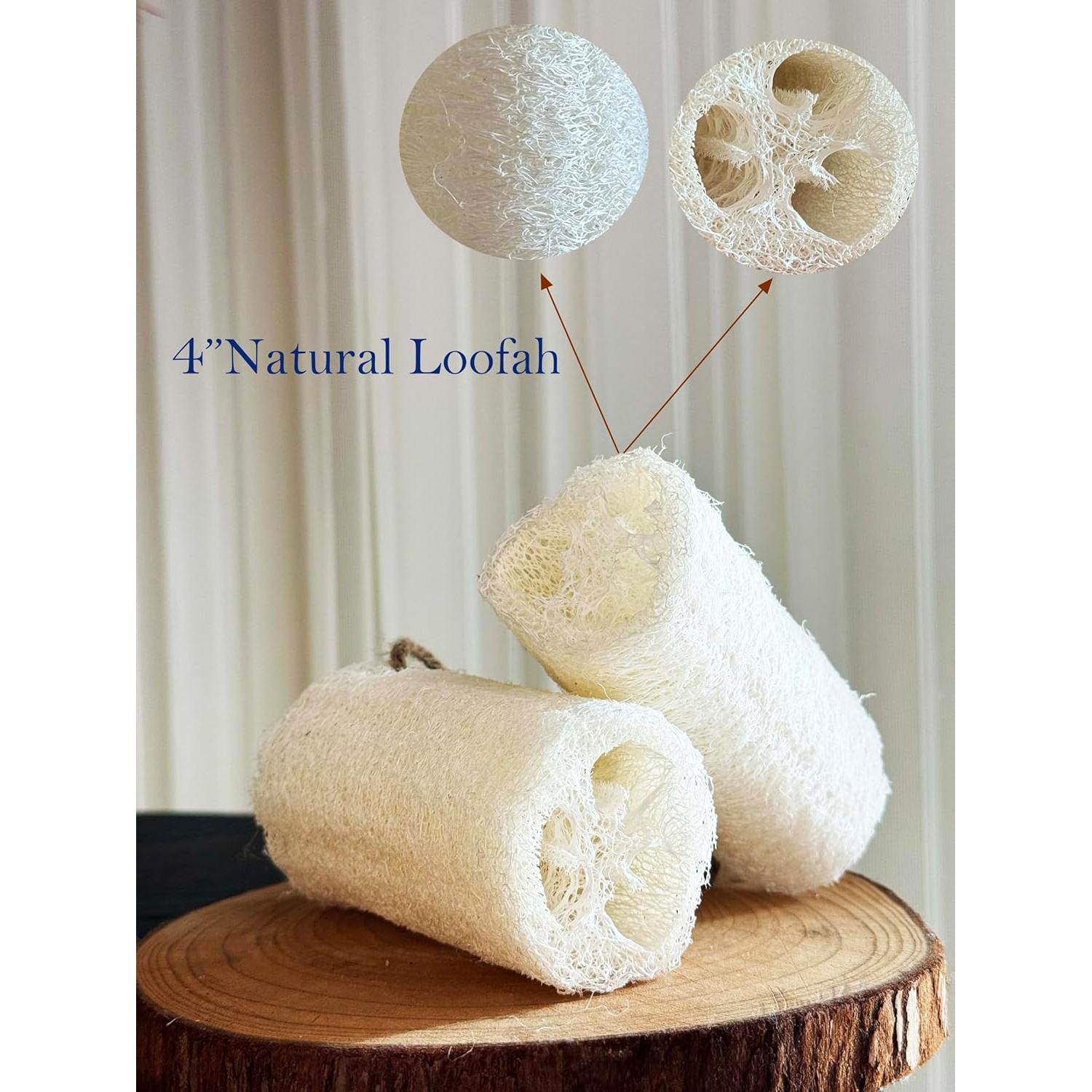 Esponja Exfoliante Natural Loofah Rainbow Moon - Paquete 12