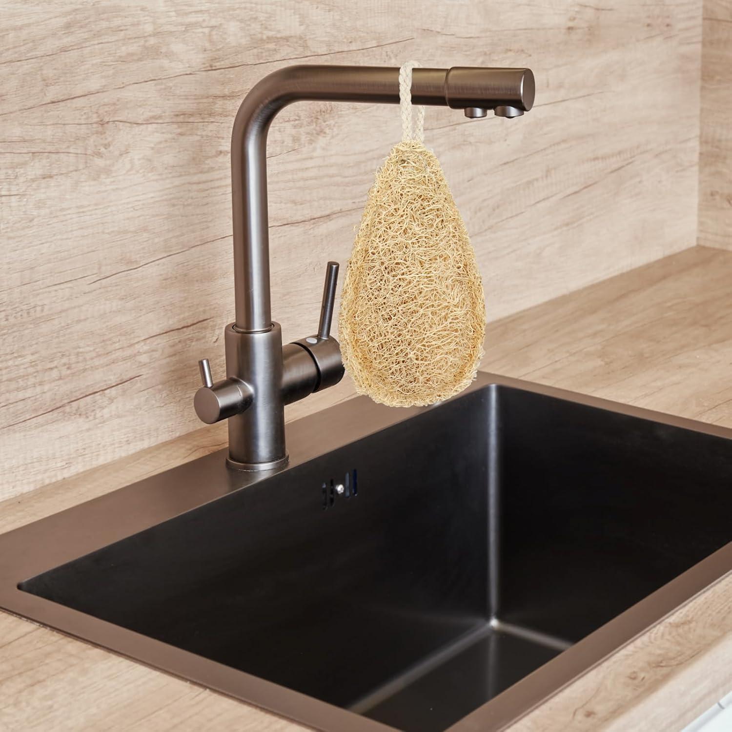 Esponjas de Lufa Natural FRTIM - Paquete de 3 Biodegradables