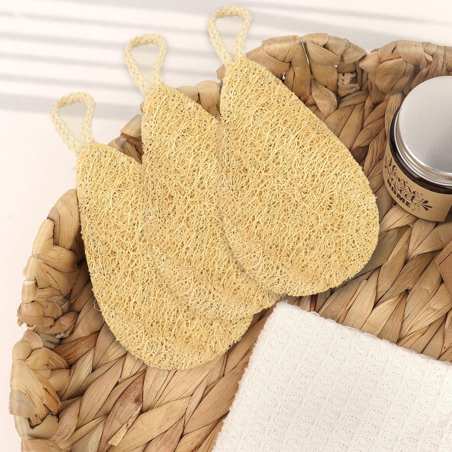 Esponjas de Lufa Natural FRTIM - Paquete de 3 Biodegradables