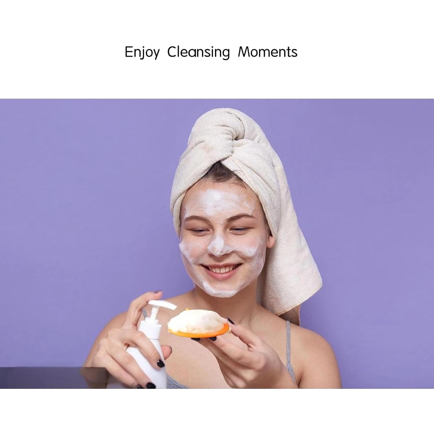 Esponja Exfoliante Facial de Lufa Natural ZOHCAJBO - 4 Piezas