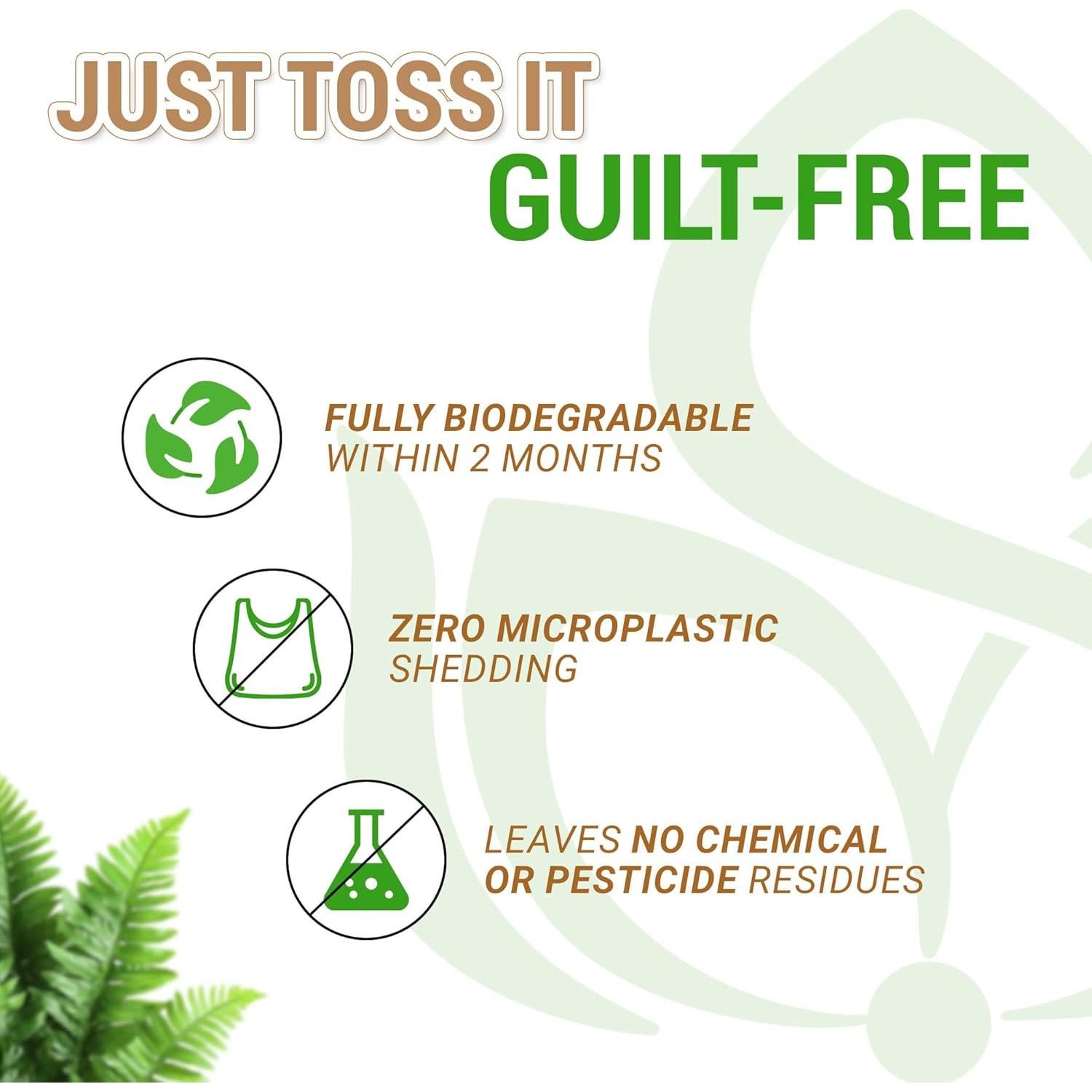 Esponjas de Lufa Doble Cara Herbvian - Paquete de 12 Unidades