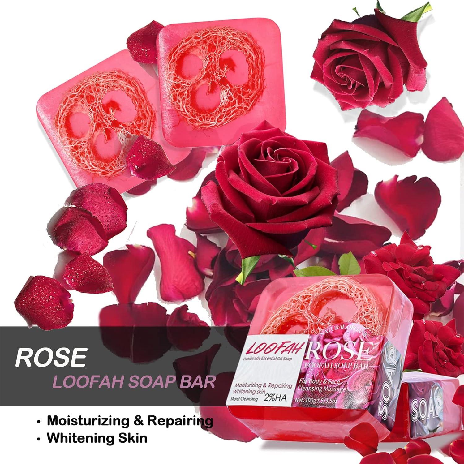 Barra de Jabón Natural de Lufa 4PCS - Dapoprren, Exfoliante