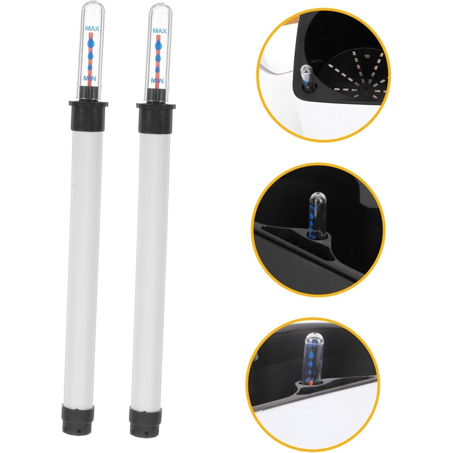 Angoily 2Pcs Water Level Indicator for Plants Plant Moisture Meter Water Level Gauge Floating Buoy Alert Soil Moisture Monitor for Flower Pots and Indoor Gardening