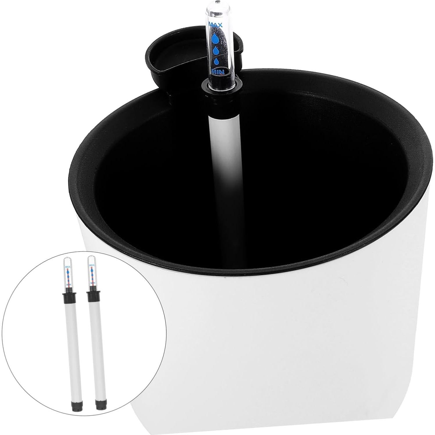 Angoily 2Pcs Water Level Indicator for Plants Plant Moisture Meter Water Level Gauge Floating Buoy Alert Soil Moisture Monitor for Flower Pots and Indoor Gardening