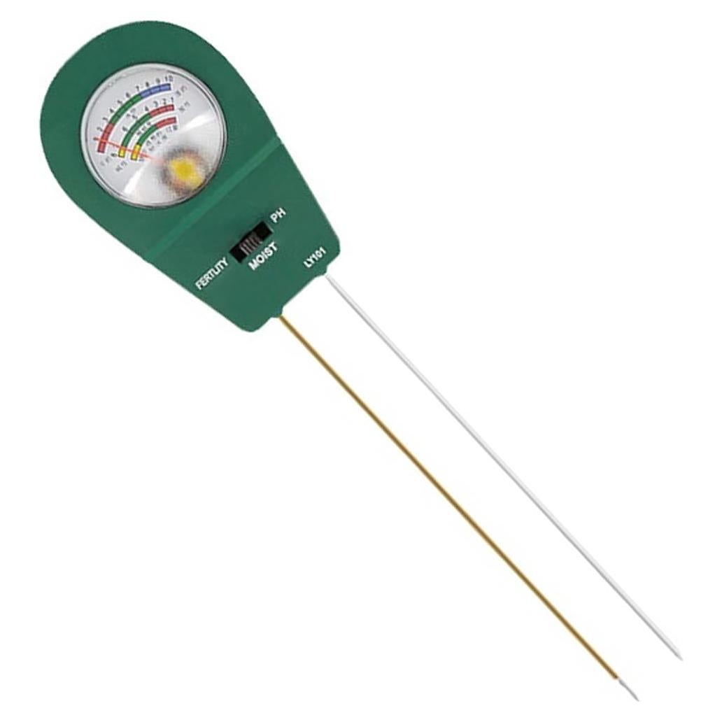 Kit de Prueba de Suelo 3-en-1 Soil-Tester: Humedad, pH y Nutrientes