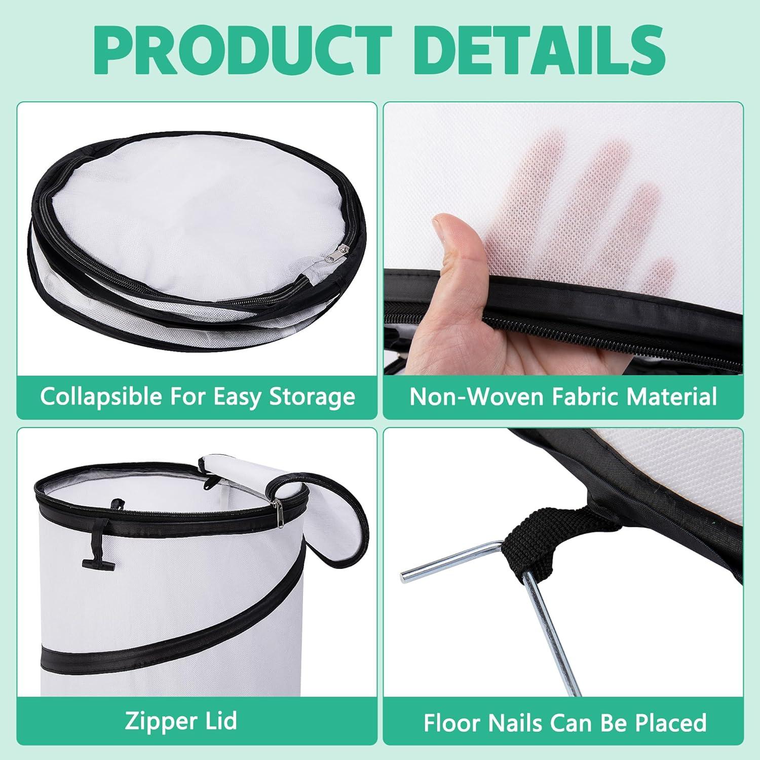 Cubierta de Planta Invierno 2 Pcs Pop Up 50.8x30.5cm PURPLE STAR