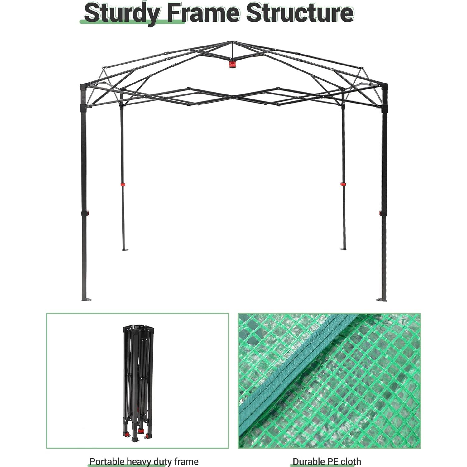 Invernadero Pop Up 2.44x1.83m Hipicute para Jardín y Patio