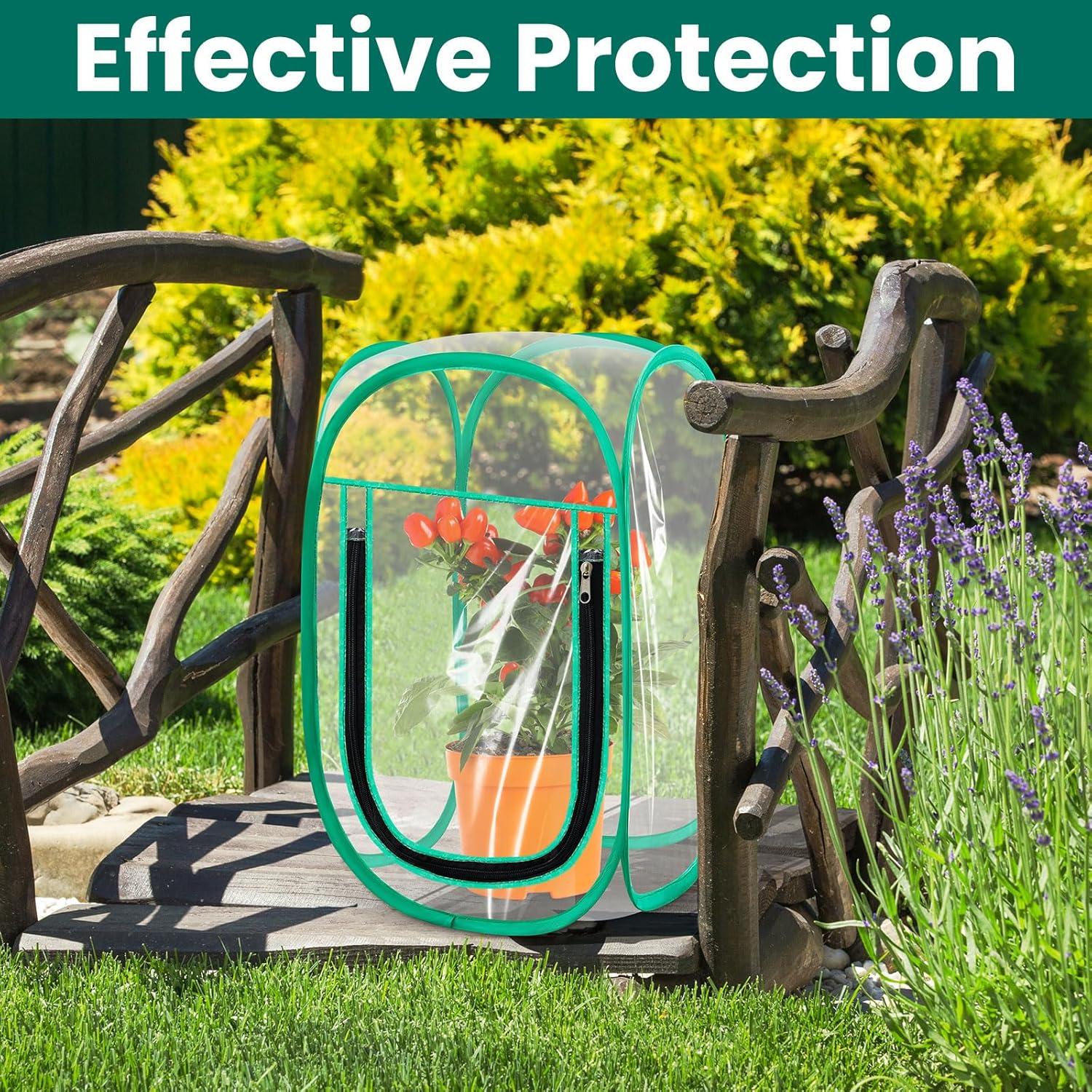 Mini Invernadero Pop Up Nuanchu 30x30x50 cm PVC Transparente