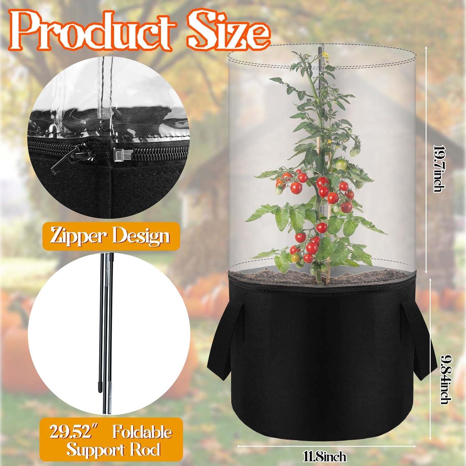 Mini Invernadero de Plantas Fantang 75 cm con Bolsa de Fieltro