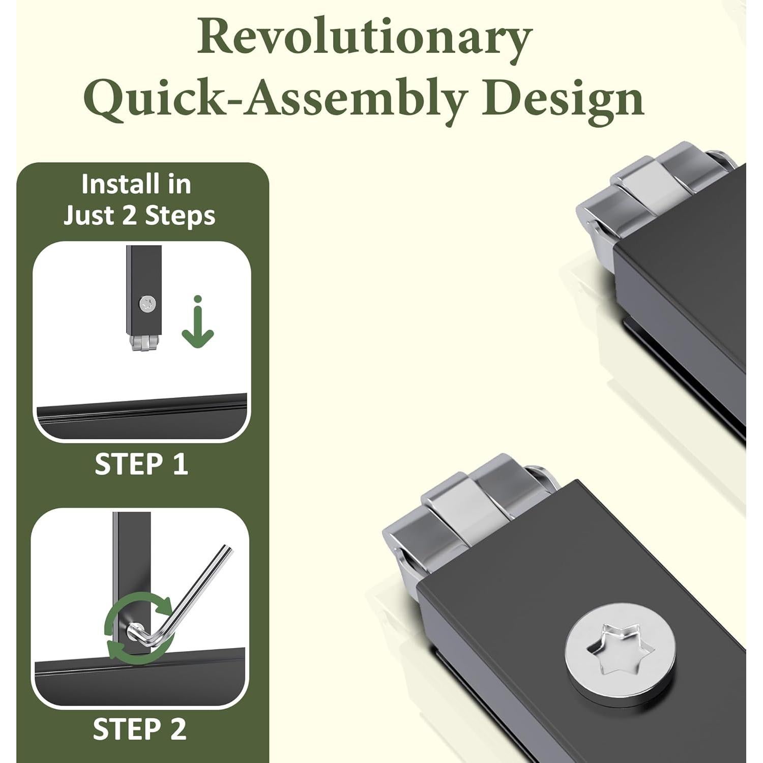 Invernadero WKM 1.13x1.70 m Policarbonato Negro con Ventilación