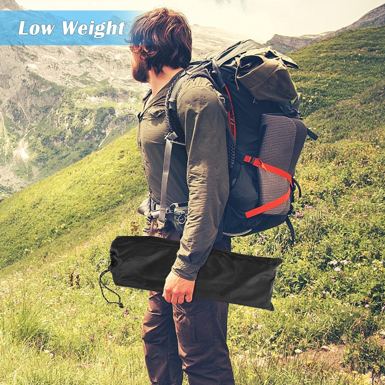 Mesa de Camping Plegable YSSOA Aluminio 40x35cm Negra