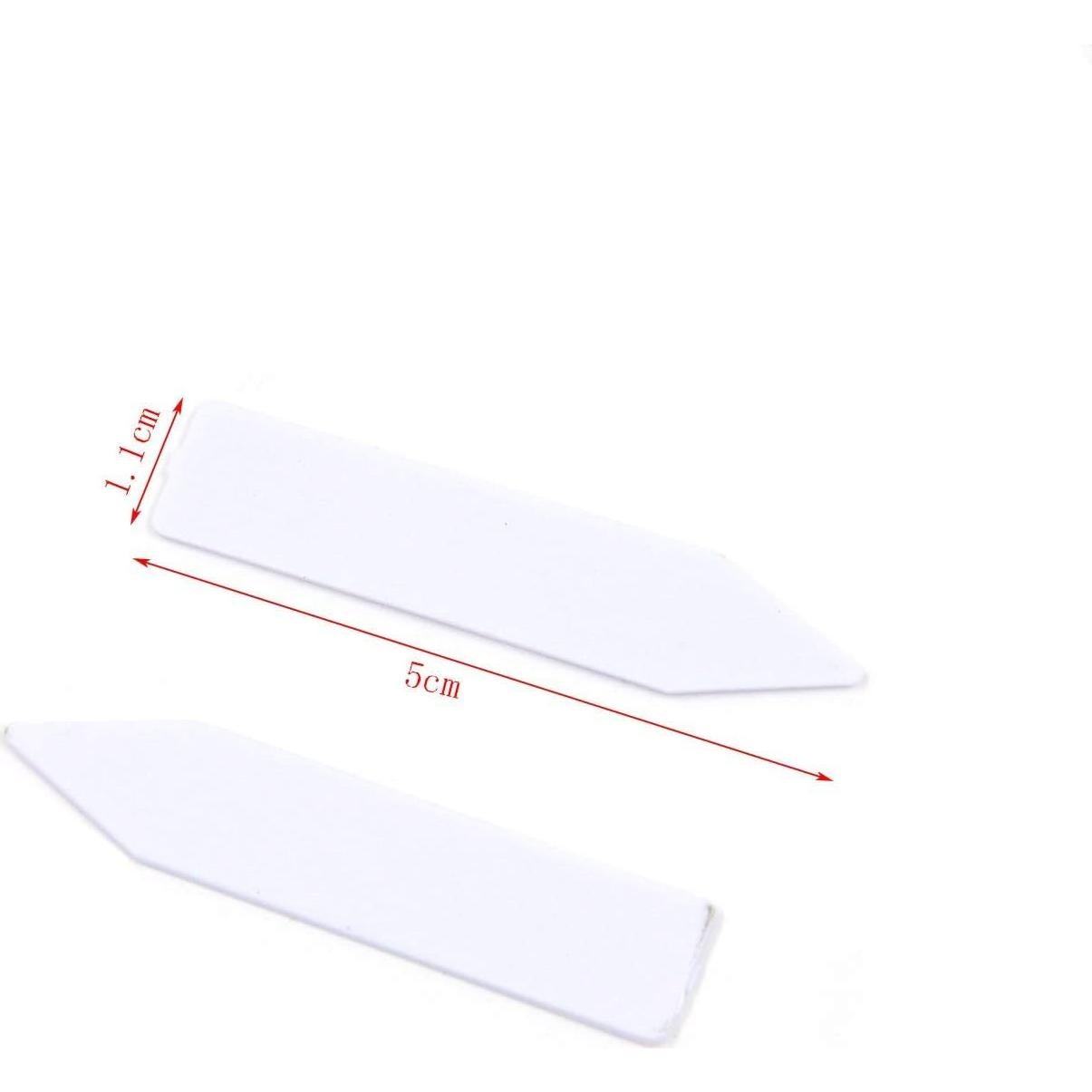 Etiquetas de Plantas Quluxe 100 Pcs PVC Reutilizables Blancas