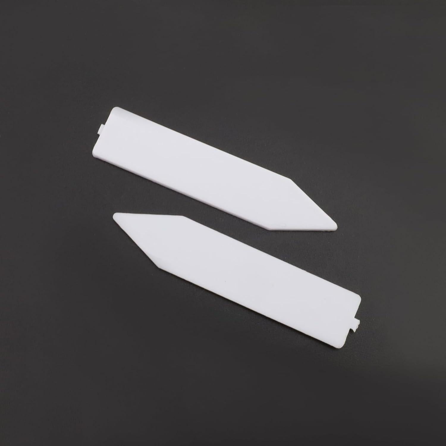 Etiquetas de Plantas Quluxe 100 Pcs PVC Reutilizables Blancas