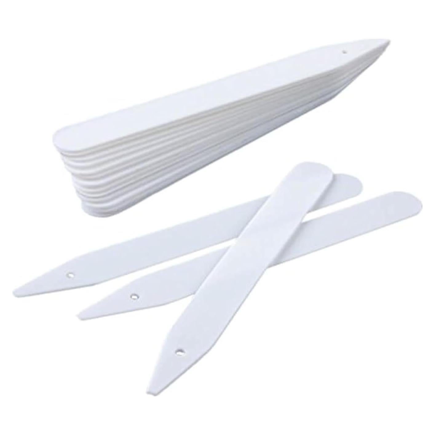 Etiquetas de Plástico Gruesas KINGLAKE 100 Pcs 11.9 cm Blancas
