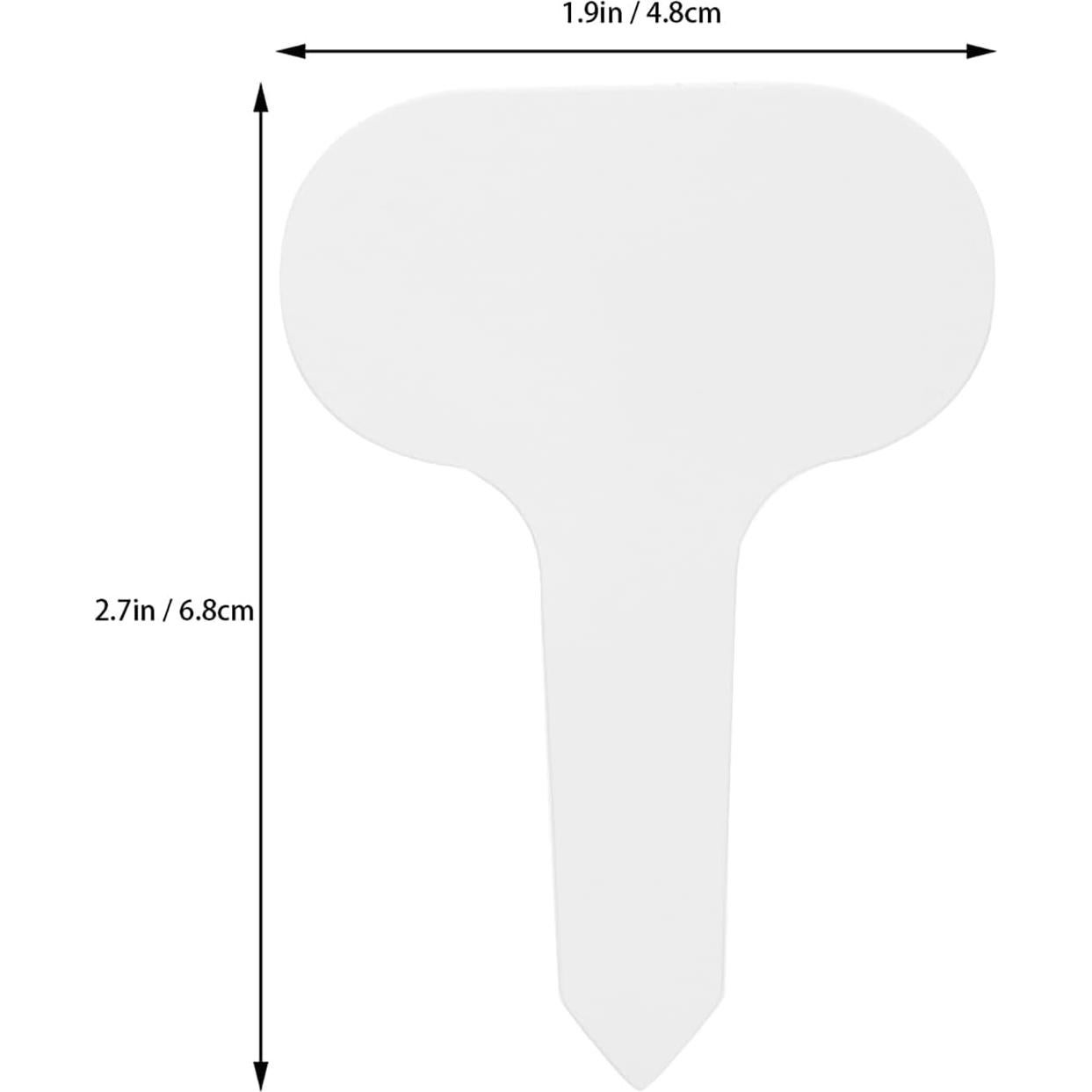 Etiquetas de Plástico T-Type 1000 Piezas Foraineam para Jardín