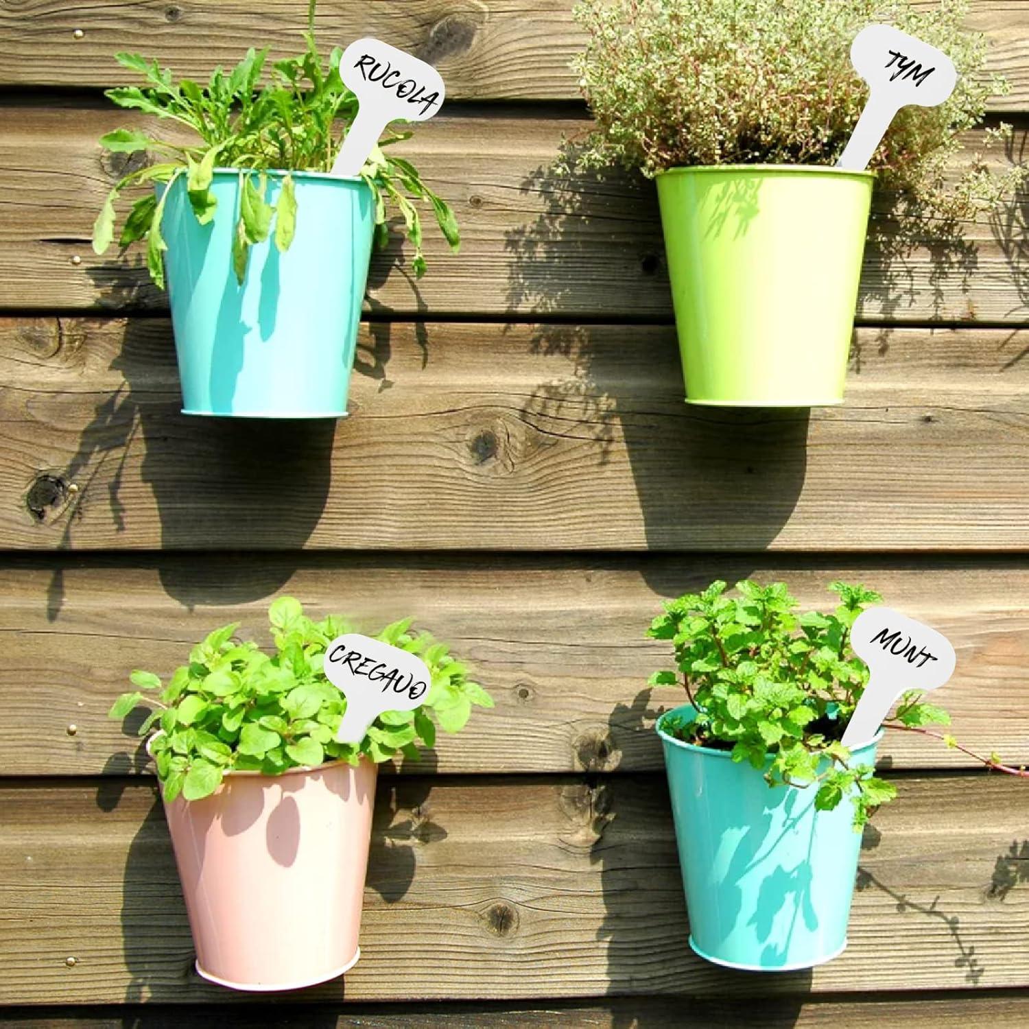 Etiquetas de Plástico T-Type 1000 Piezas Foraineam para Jardín