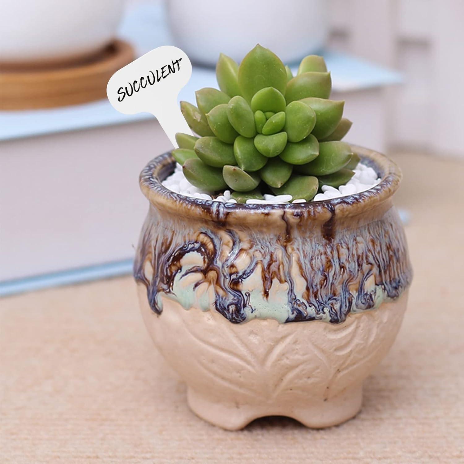 Etiquetas de Plástico T-Type 1000 Piezas Foraineam para Jardín