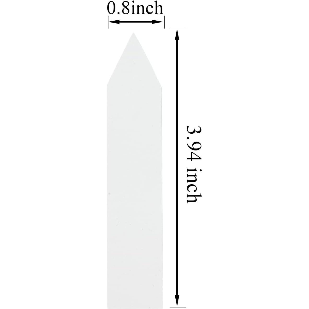 360 Etiquetas de Jardín Crafjie 2x10 cm Blancas Impermeables