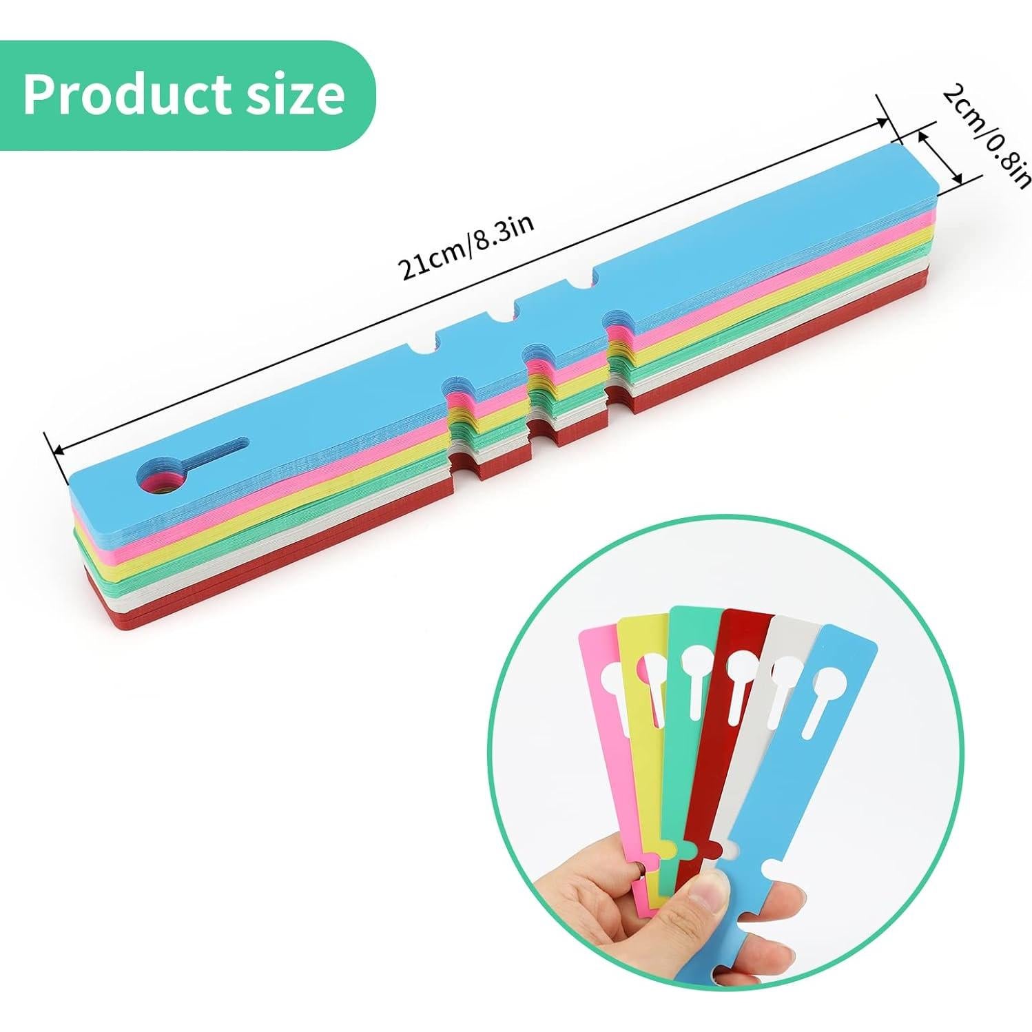 Etiquetas de Plástico KINGLAKE GARDEN 120 Pcs Multicolor