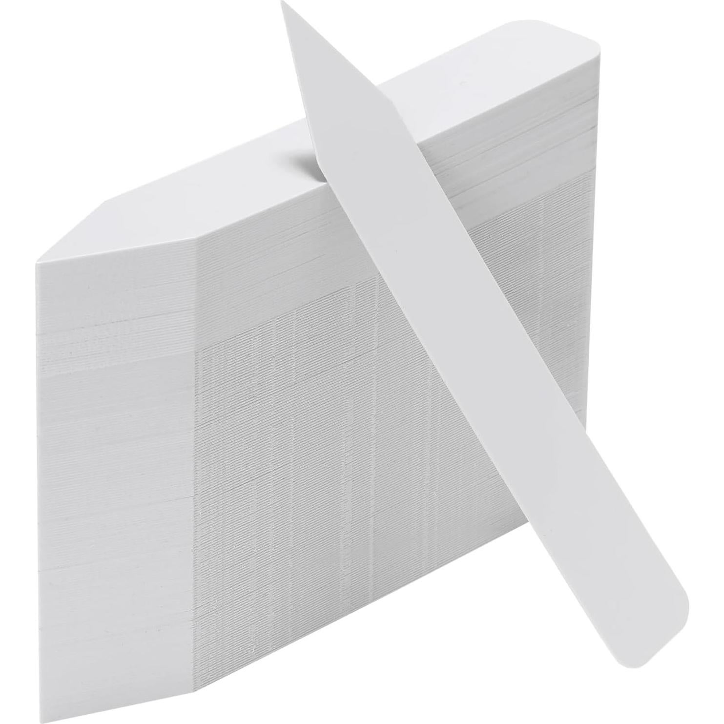 300 Etiquetas para Plantas ModaSin 10.16 cm Blancas Reutilizables