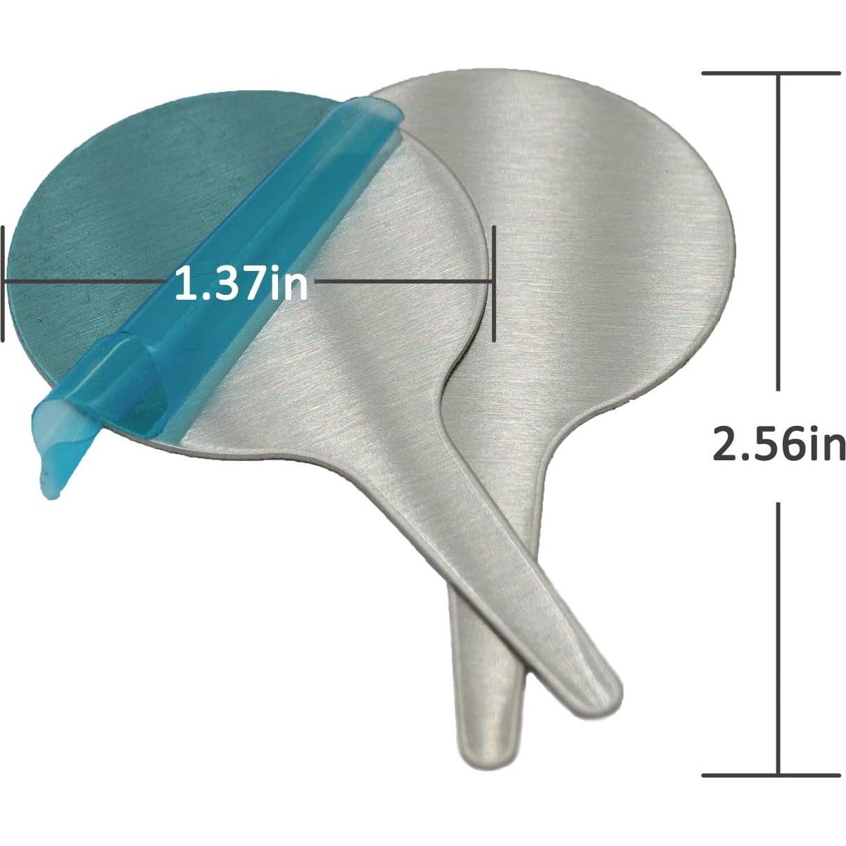 Etiquetas de Jardín Acero Inoxidable StayMax 50 Unidades 6.5x3.5cm
