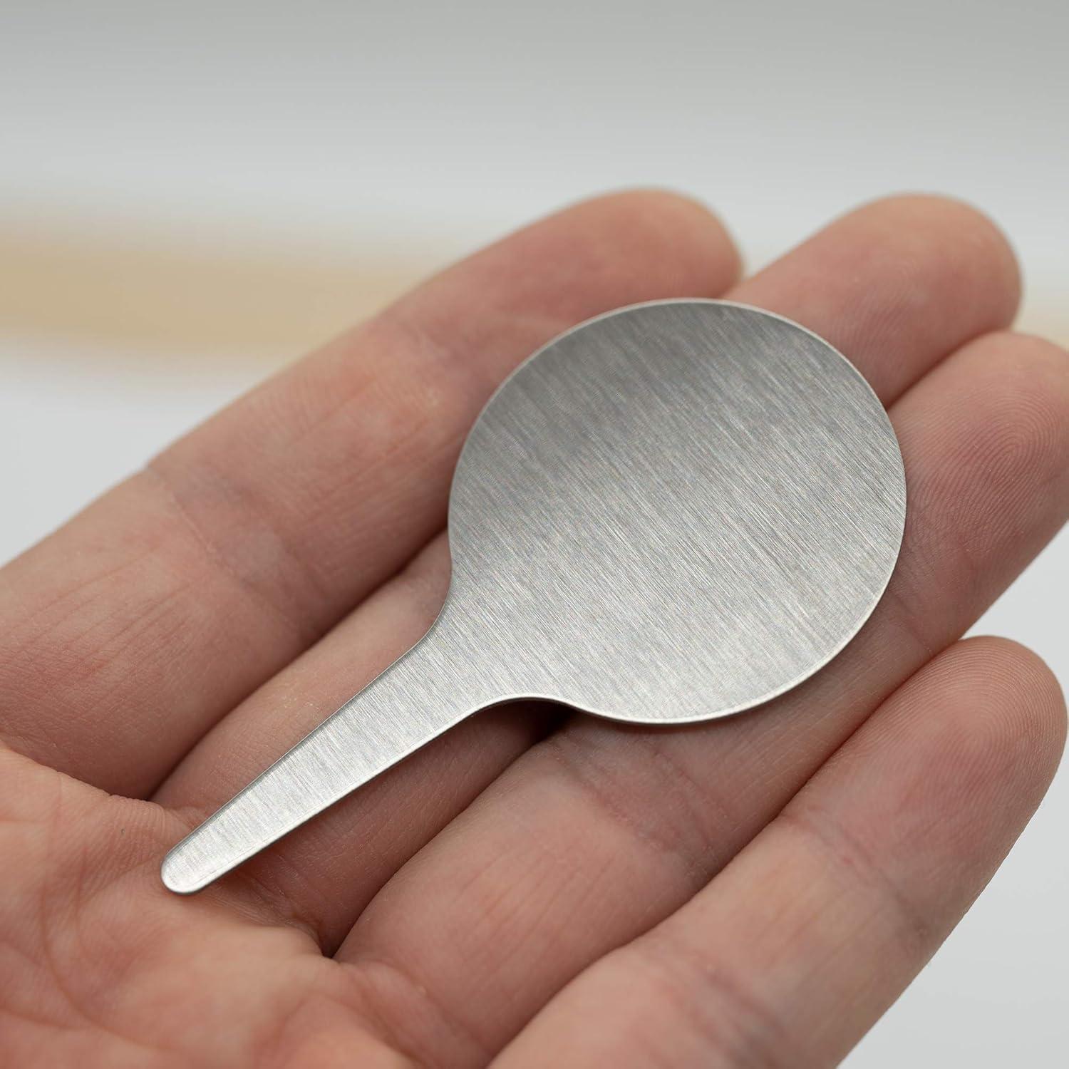 Etiquetas de Jardín Acero Inoxidable StayMax 50 Unidades 6.5x3.5cm