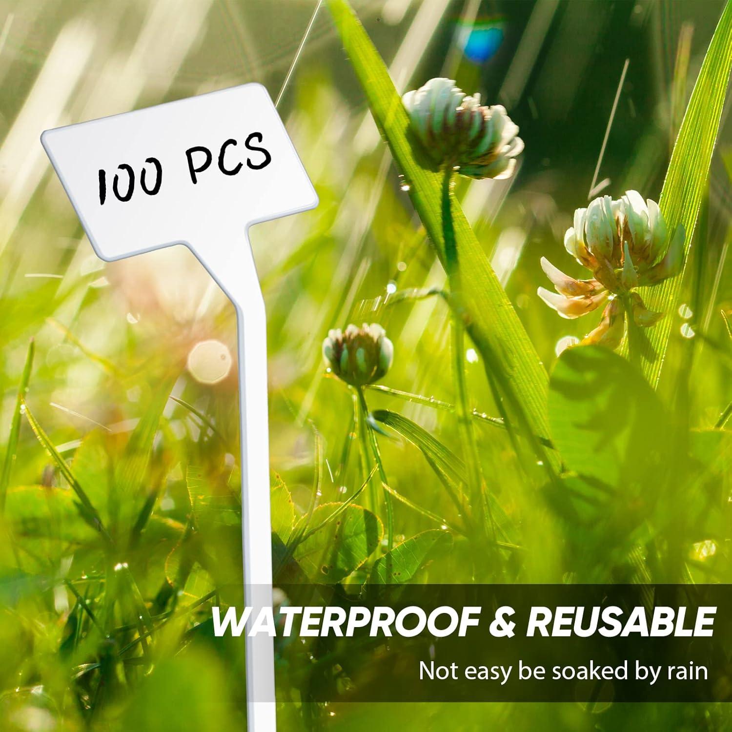 Etiquetas de Jardín Yinkin 100 Pcs 30 cm Plástico Impermeables
