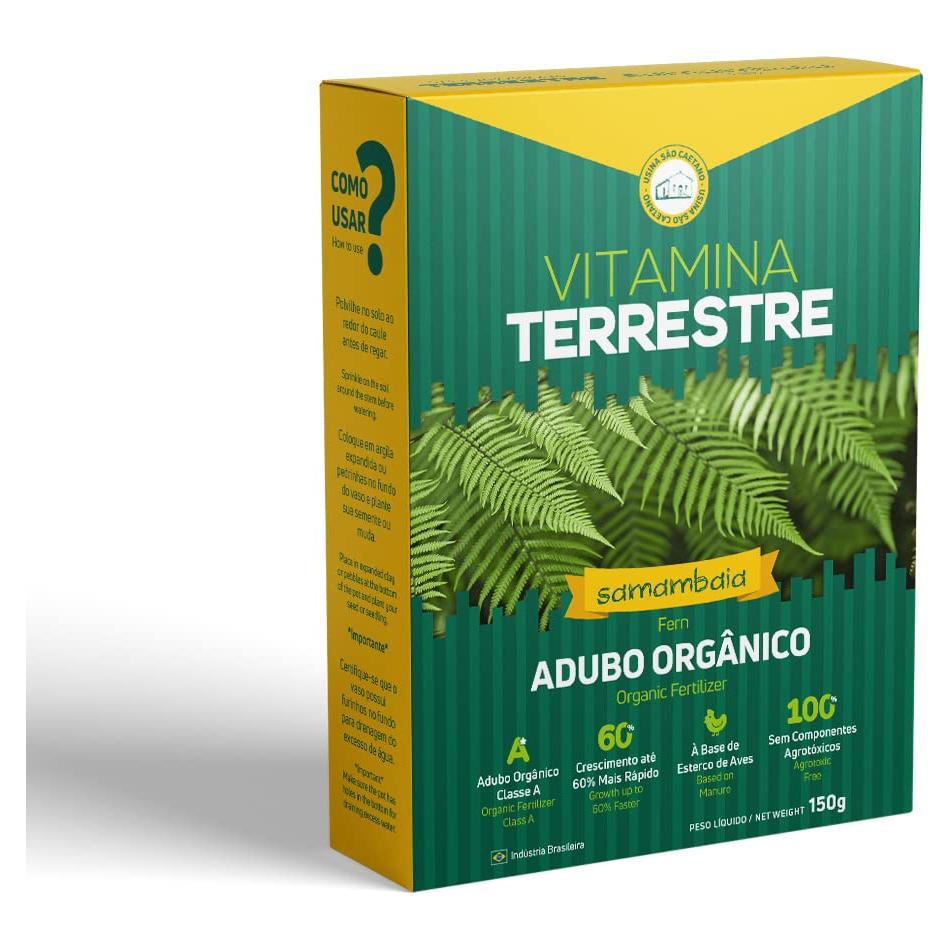 Fertilizante Orgánico Vitamina Terrestre 150g - Acelera Frutas