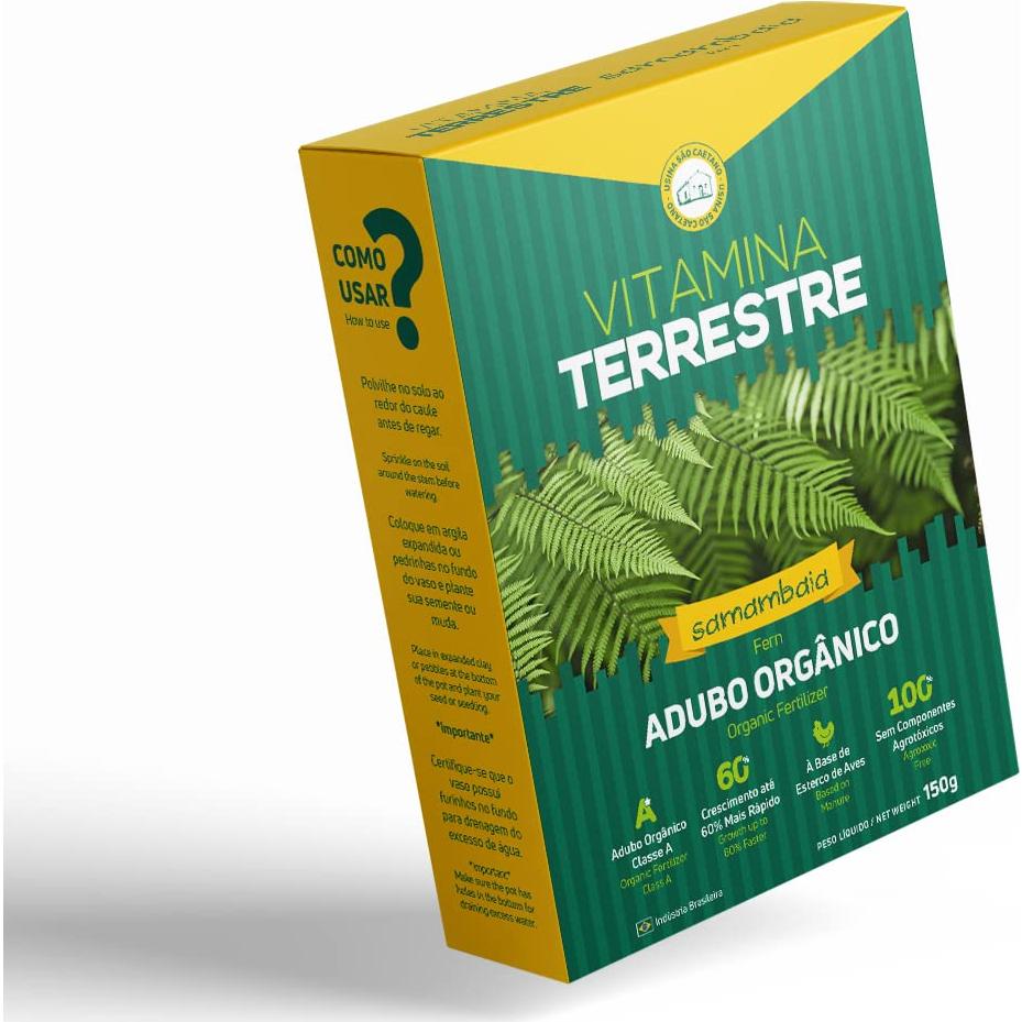 Fertilizante Orgánico Vitamina Terrestre 150g - Acelera Frutas